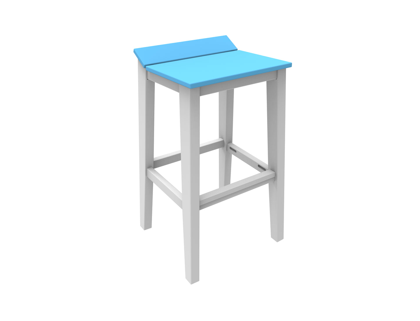 Seaside Casual Recycled Plastic SYM Bar Stool - LEAD TIME TO SHIP 4 TO 6 WEEKS