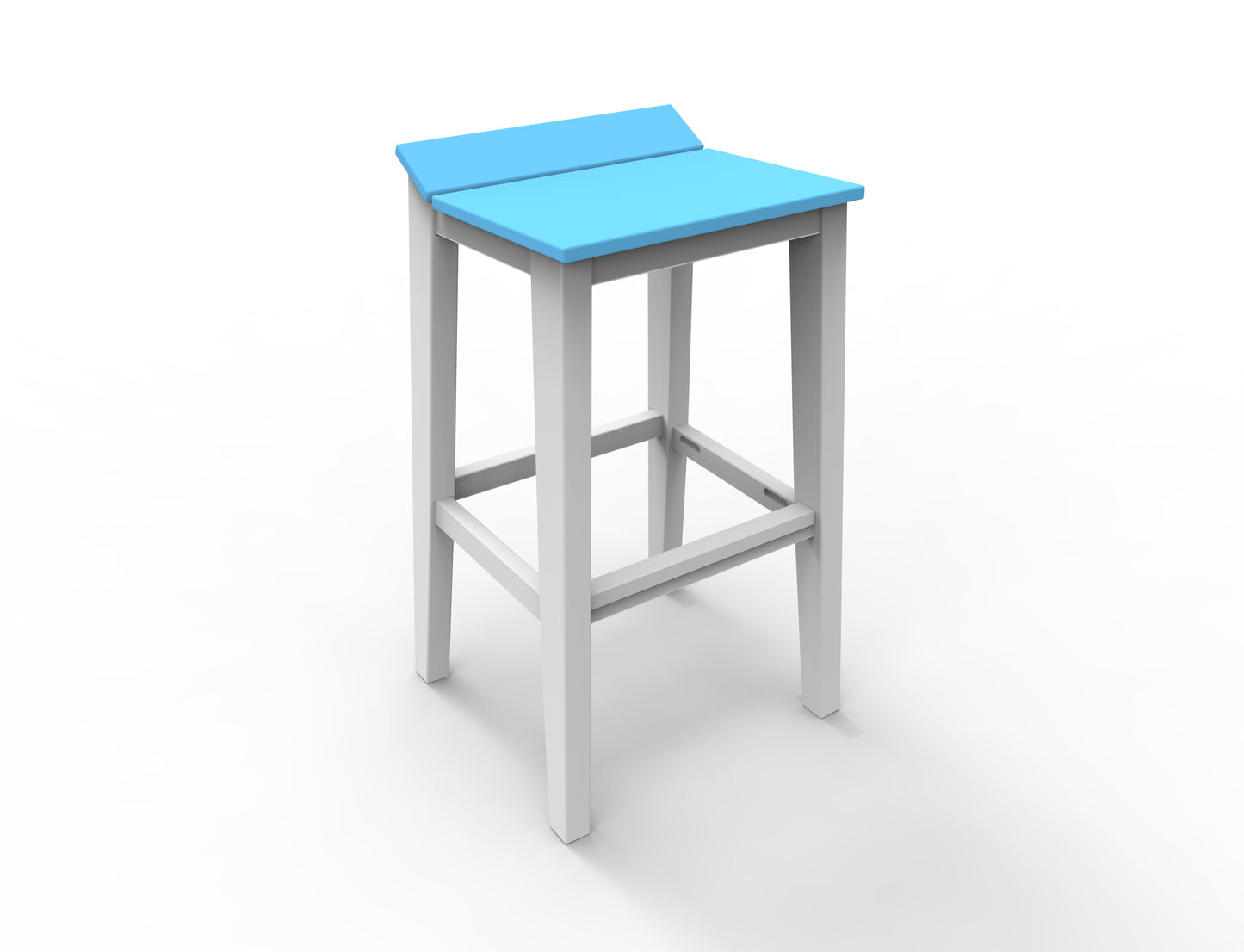 Seaside Casual Recycled Plastic SYM Bar Stool - LEAD TIME TO SHIP 4 TO 6 WEEKS