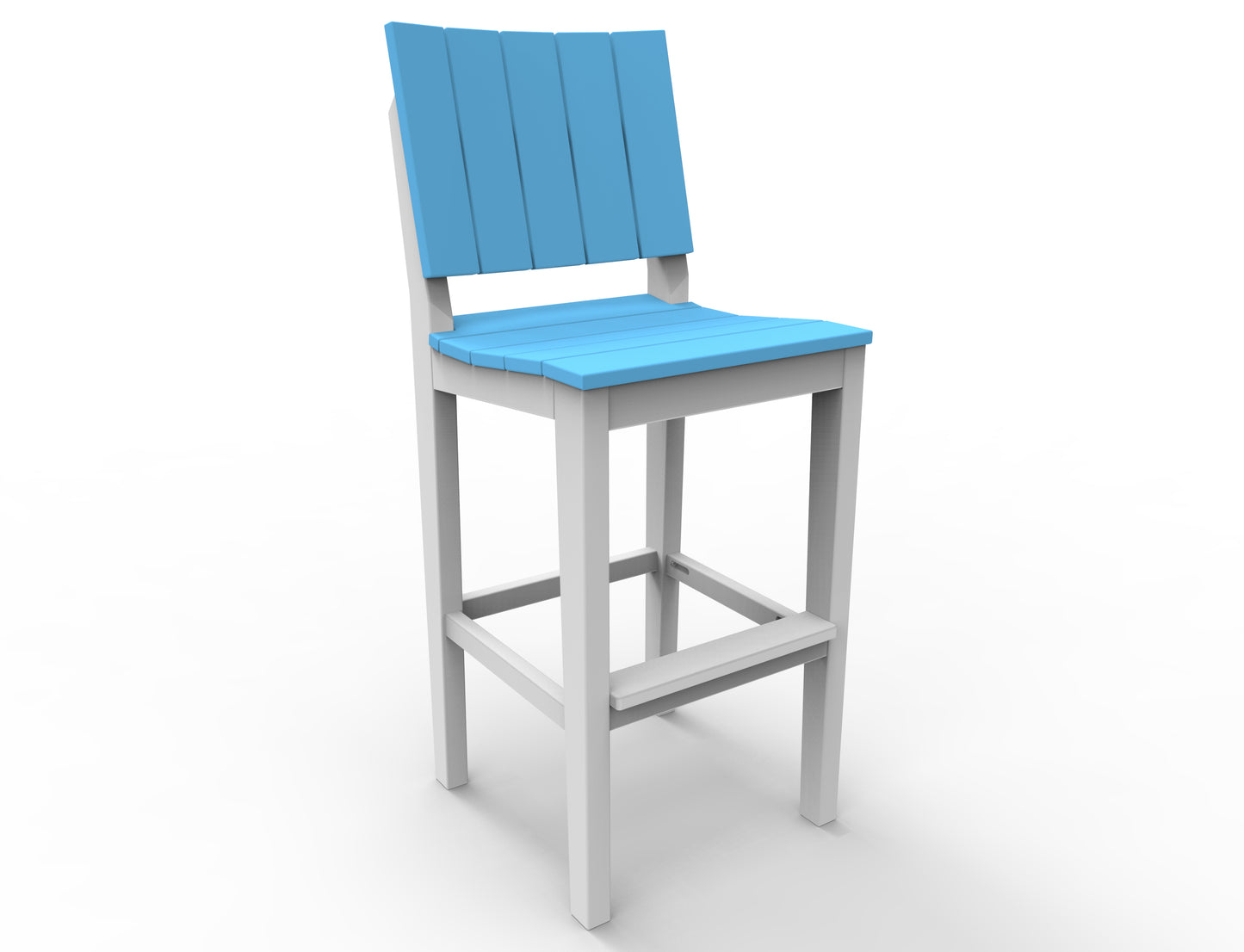 Seaside Casual Recycled Plastic MAD Bar Side Chair (BAR HEIGHT) - LEAD TIME TO SHIP 2 TO 4 WEEKS