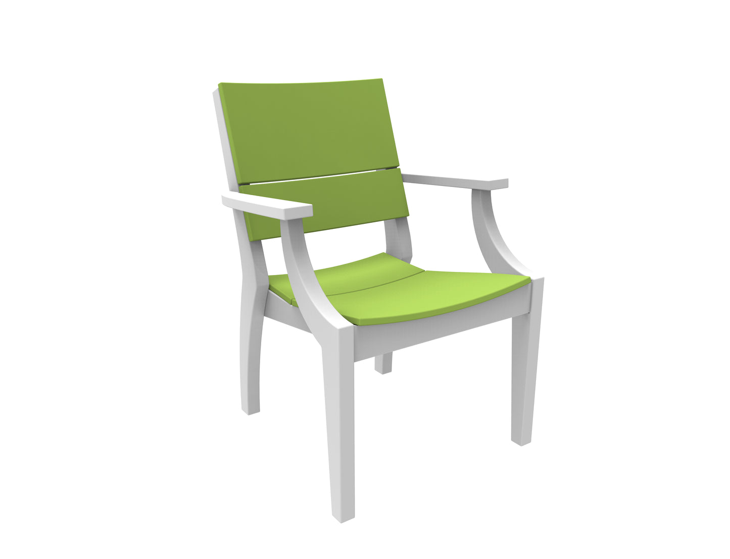 Seaside Casual Recycled Plastic SYM Arm Chair - LEAD TIME TO SHIP 4 TO 6 WEEKS