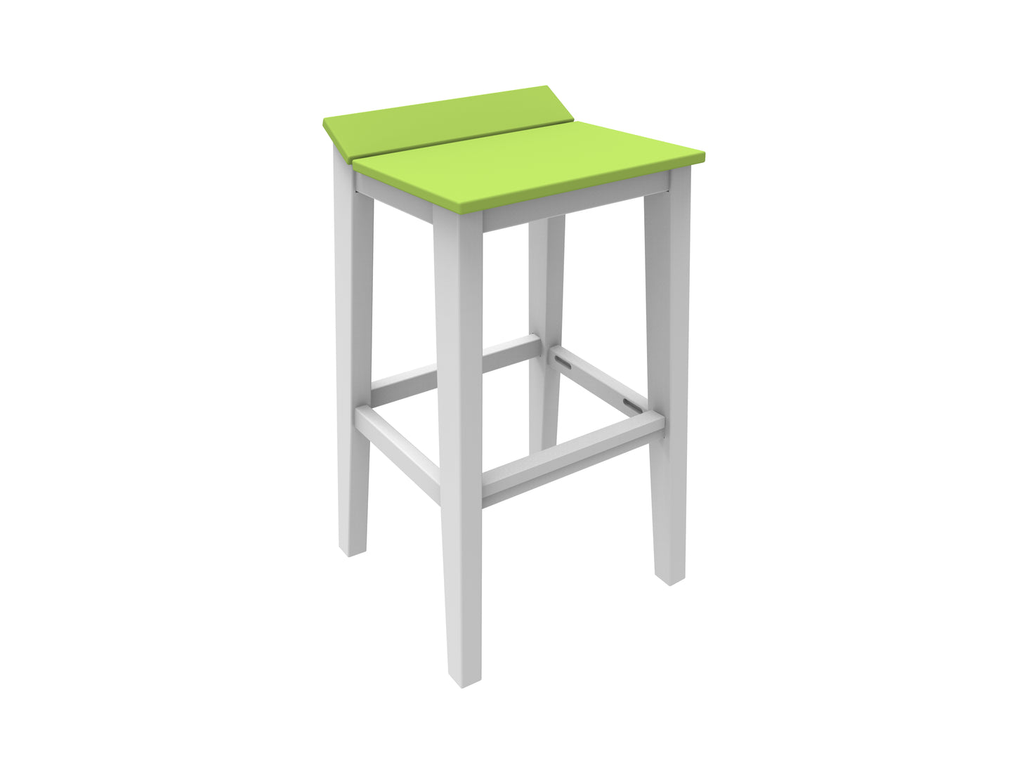 Seaside Casual Recycled Plastic SYM Bar Stool - LEAD TIME TO SHIP 4 TO 6 WEEKS