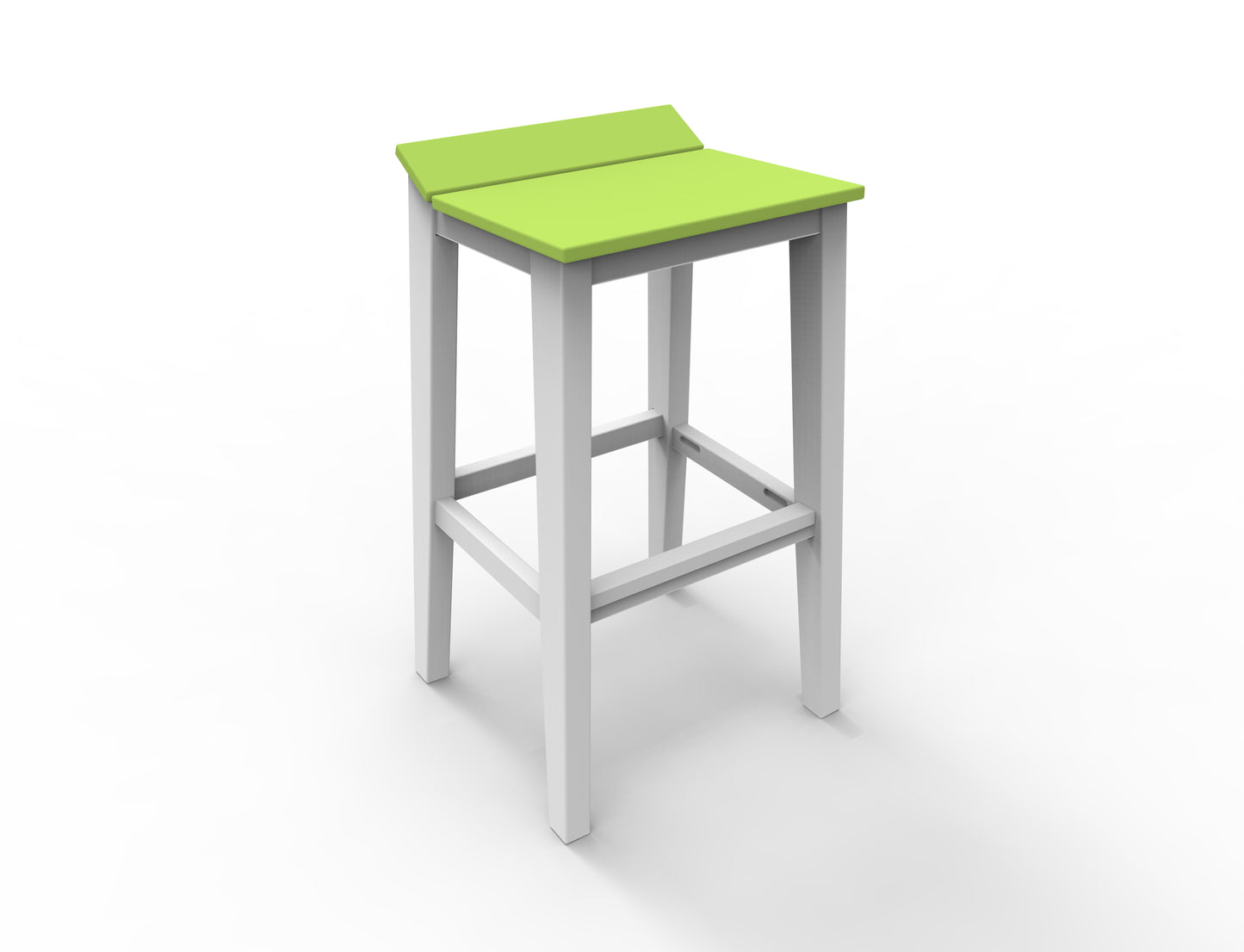 Seaside Casual Recycled Plastic SYM Bar Stool - LEAD TIME TO SHIP 4 TO 6 WEEKS