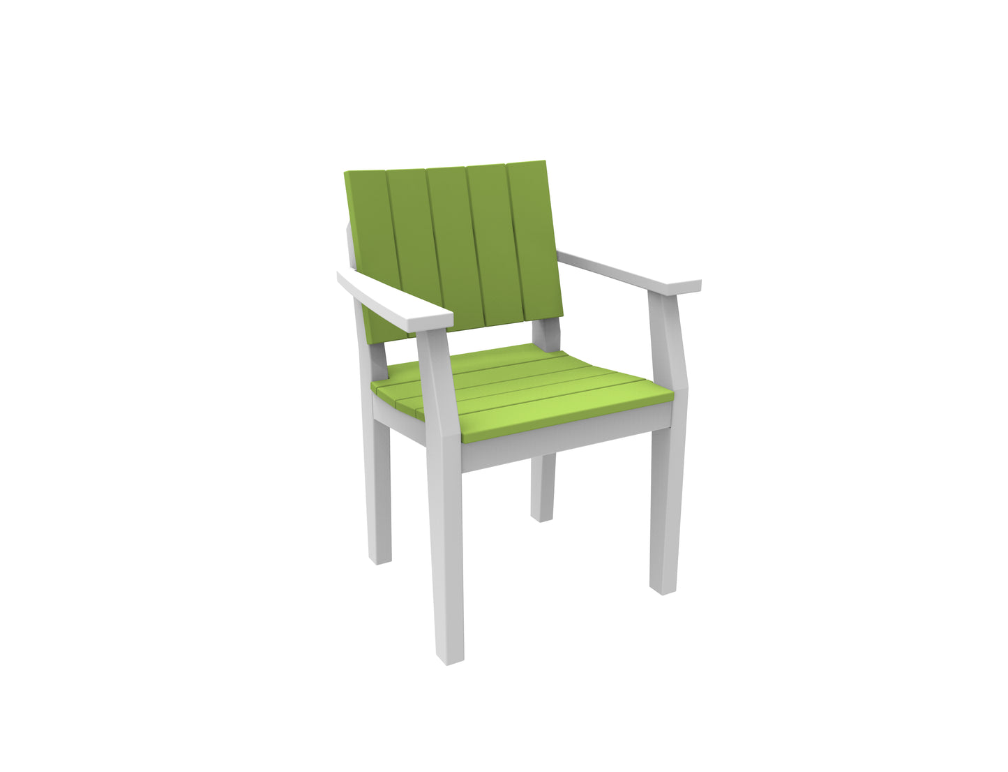 Seaside Casual Recycled Plastic MAD Dining Arm Chair - LEAD TIME TO SHIP 2 TO 4 WEEKS