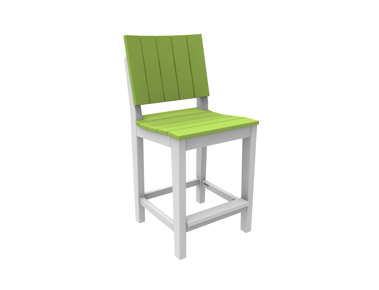 Seaside Casual Recycled Plastic MAD Balcony Side Chair (BAR HEIGHT) - LEAD TIME TO SHIP 2 TO 4 WEEKS