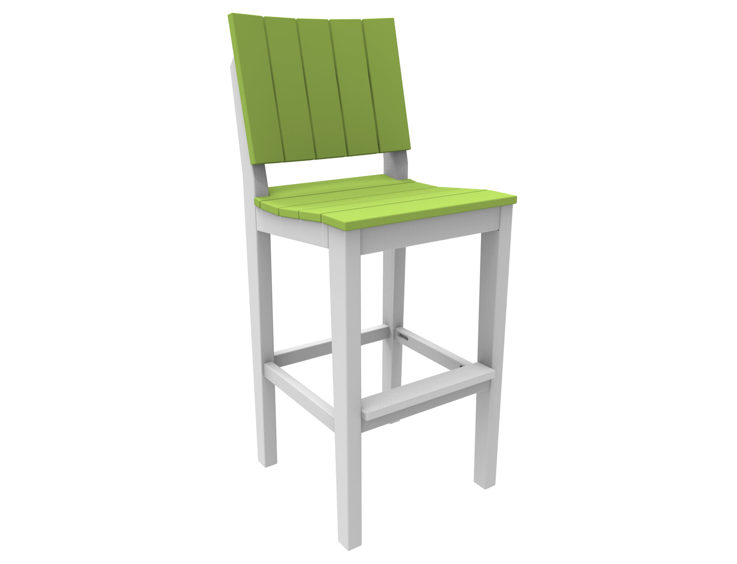 Seaside Casual Recycled Plastic MAD Bar Side Chair (BAR HEIGHT) - LEAD TIME TO SHIP 2 TO 4 WEEKS