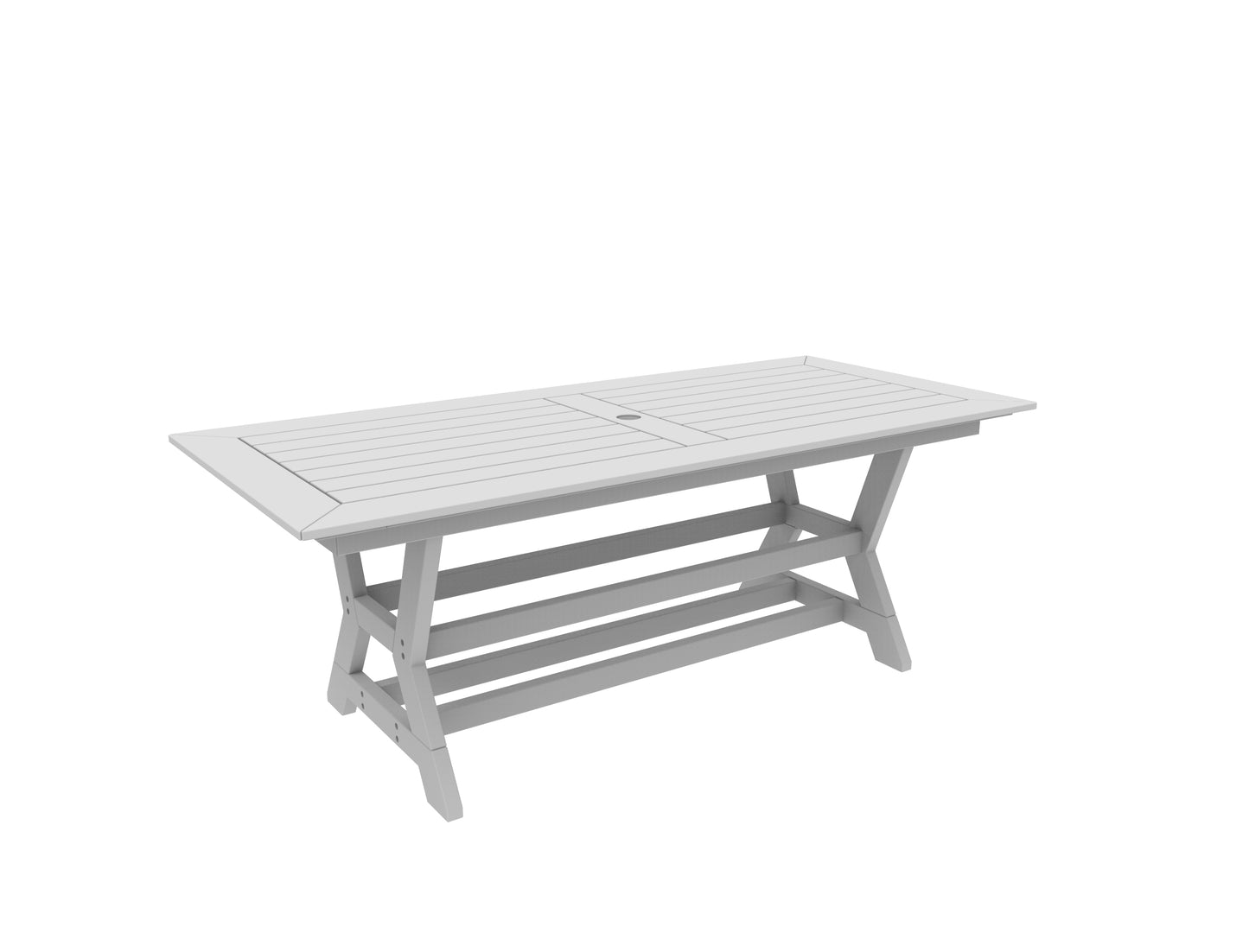 Seaside Casual Recycled Plastic SYM Dining Table 36" x 80" - LEAD TIME TO SHIP 4 TO 6 WEEKS