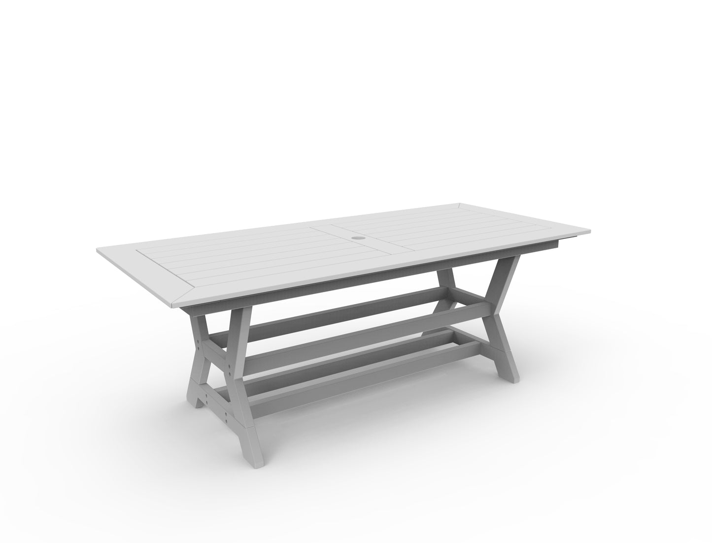 Seaside Casual Recycled Plastic SYM Dining Table 36" x 80" - LEAD TIME TO SHIP 4 TO 6 WEEKS