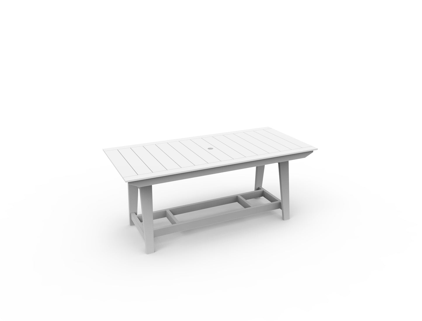 Seaside Casual Recycled Plastic MAD Balcony Table 40" x 85" (COUNTER HEIGHT) - LEAD TIME TO SHIP 4 TO 6 WEEKS