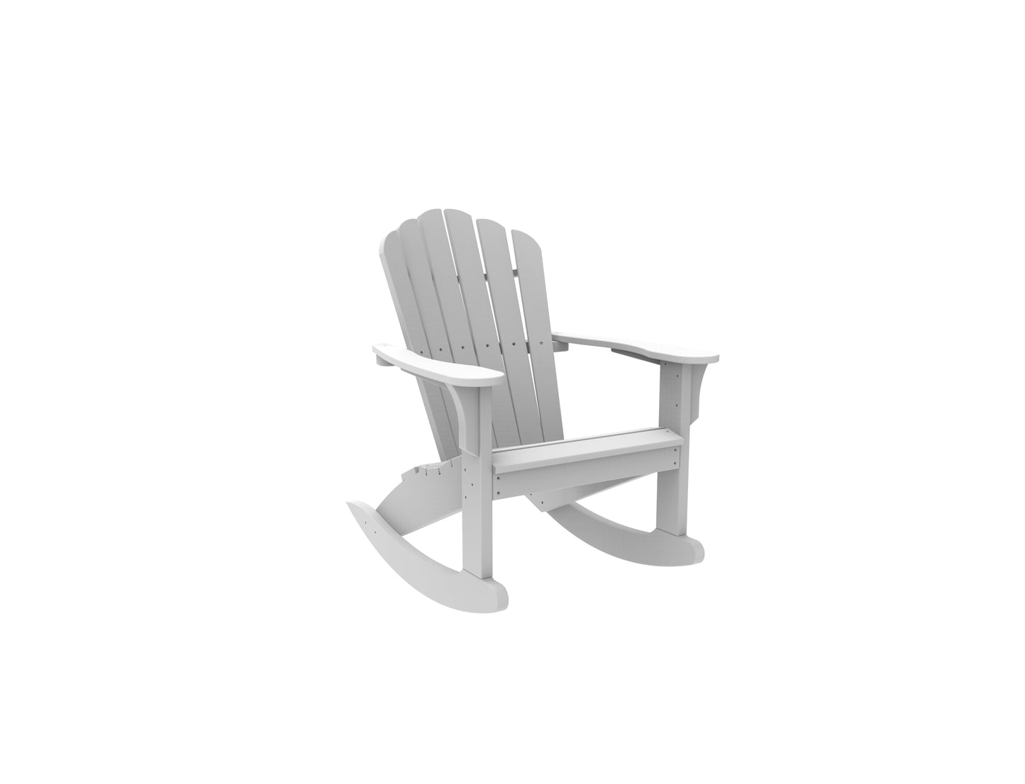 Seaside Casual Recycled Plastic Coastline Harbor View Rocking Chair - LEAD TIME TO SHIP 2 TO 4 WEEKS