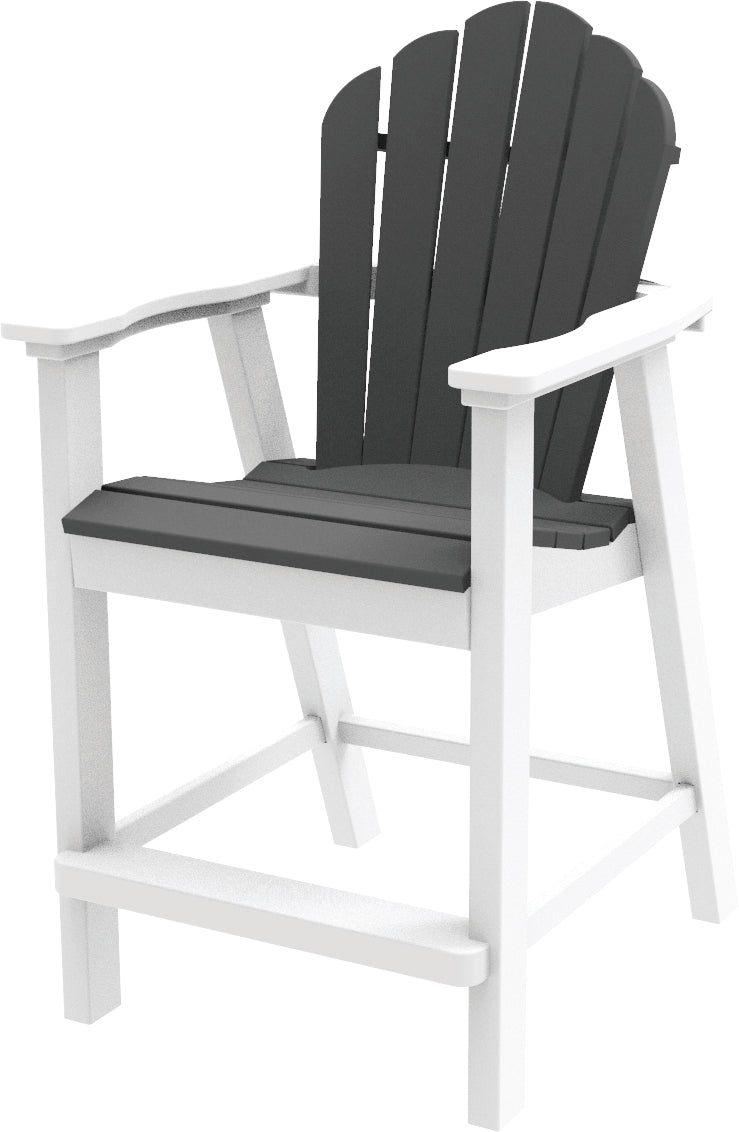 Seaside Casual Recycled Plastic Adirondack Classic Balcony Chair (COUNTER HEIGHT) - LEAD TIME TO SHIP 4 TO 6 WEEKS