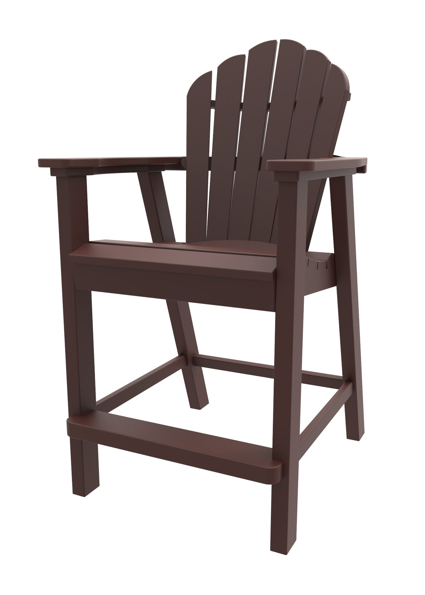 Seaside Casual Recycled Plastic Adirondack Classic Balcony Chair (COUNTER HEIGHT) - LEAD TIME TO SHIP 4 TO 6 WEEKS