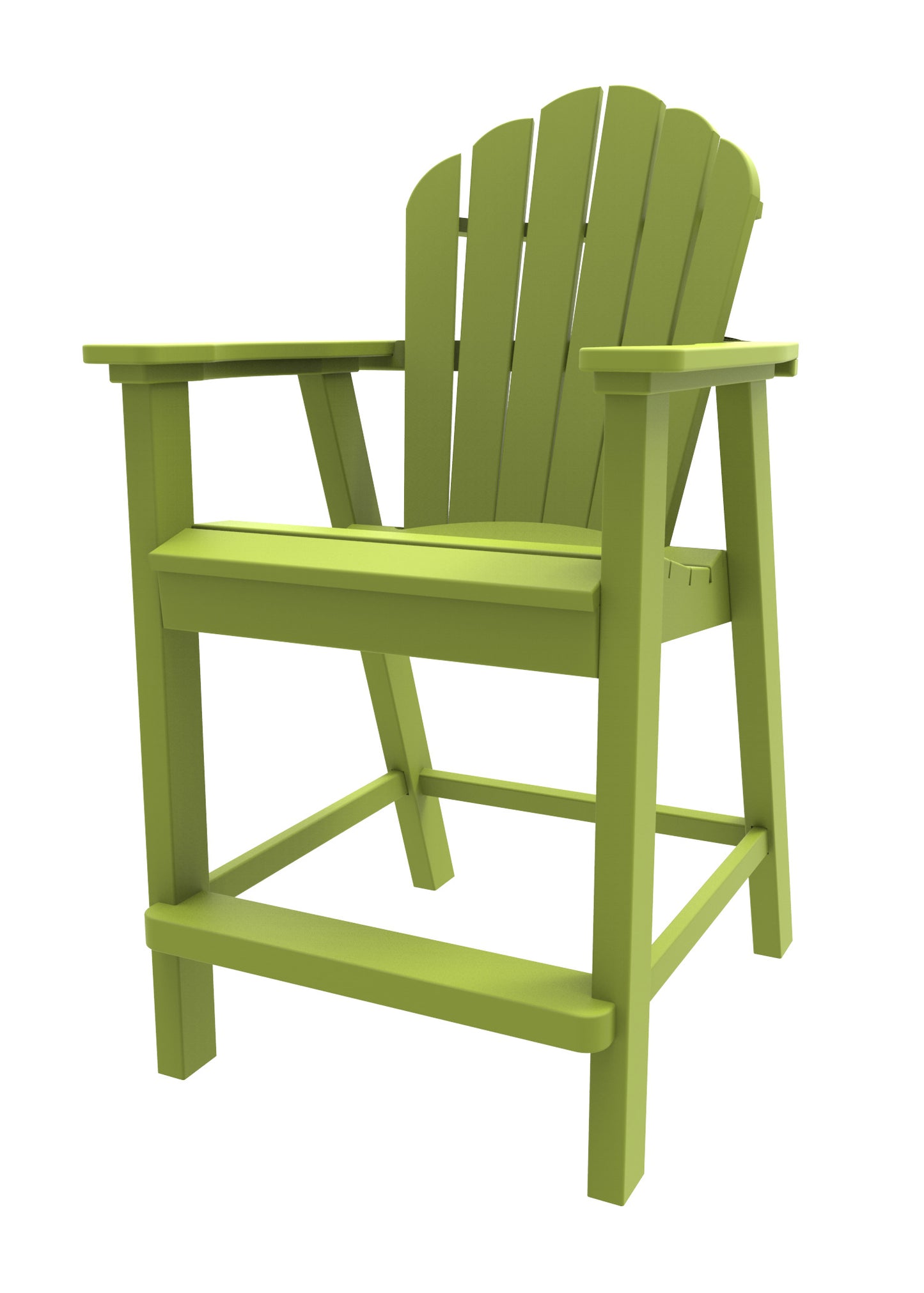 Seaside Casual Recycled Plastic Adirondack Classic Balcony Chair (COUNTER HEIGHT) - LEAD TIME TO SHIP 4 TO 6 WEEKS