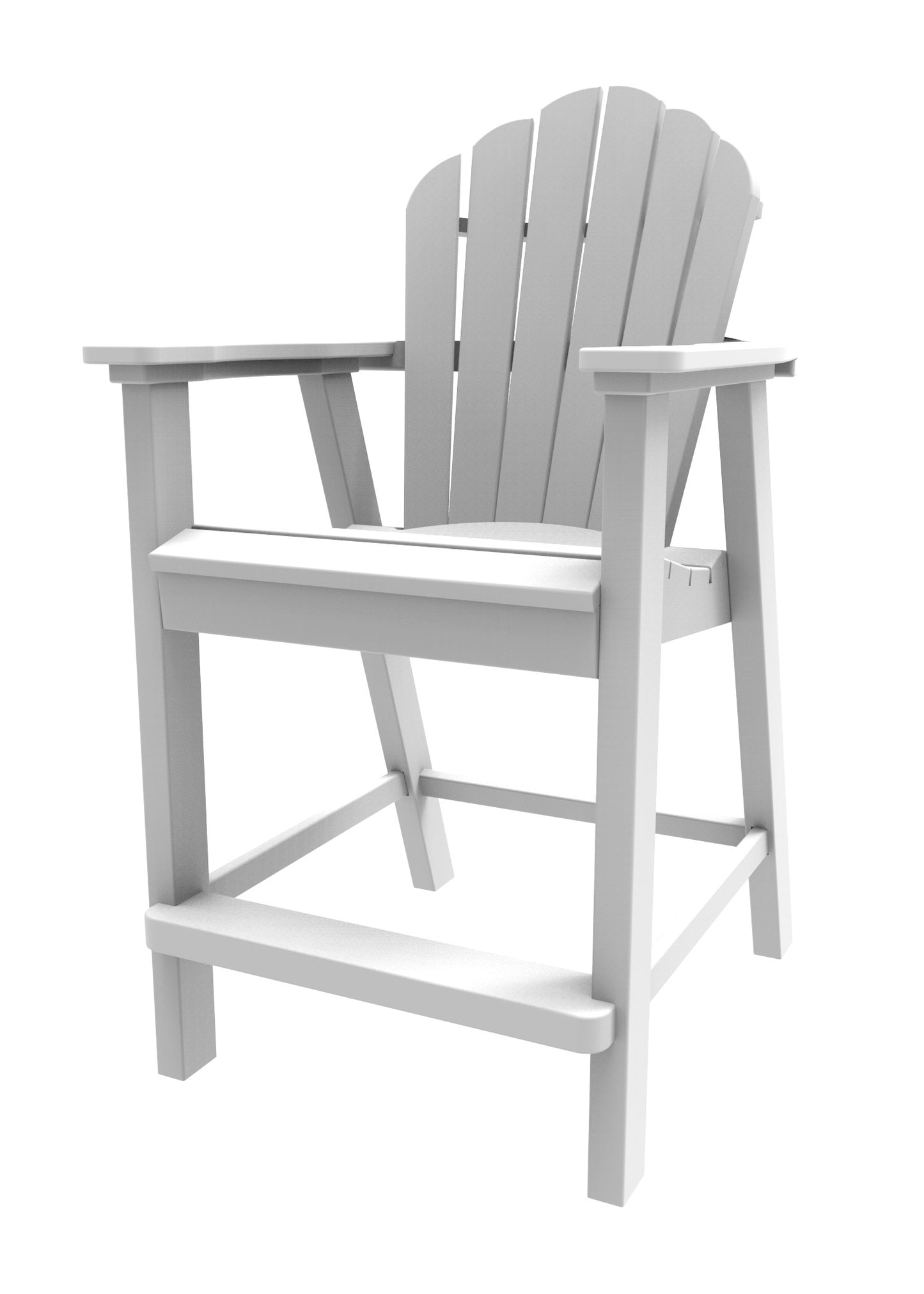 Seaside Casual Recycled Plastic Adirondack Classic Balcony Chair (COUNTER HEIGHT) - LEAD TIME TO SHIP 4 TO 6 WEEKS