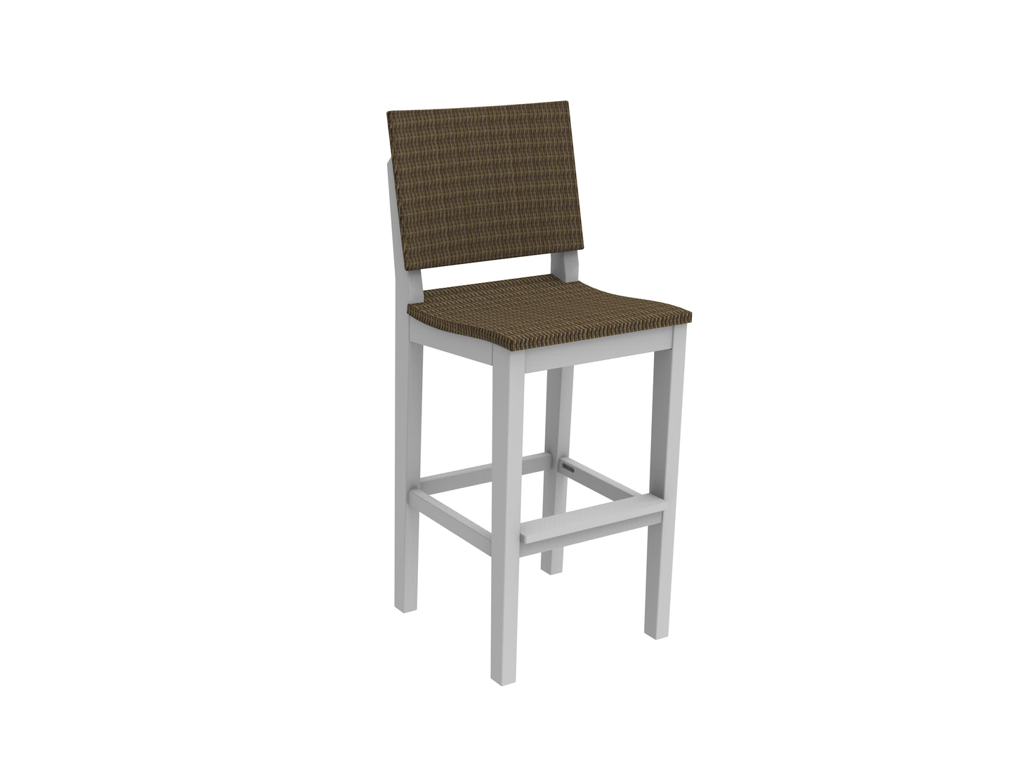 Seaside Casual Recycled Plastic MAD Bar Side Chair (WOVEN) (BAR HEIGHT) - LEAD TIME TO SHIP 2 TO 4 WEEKS Regular price