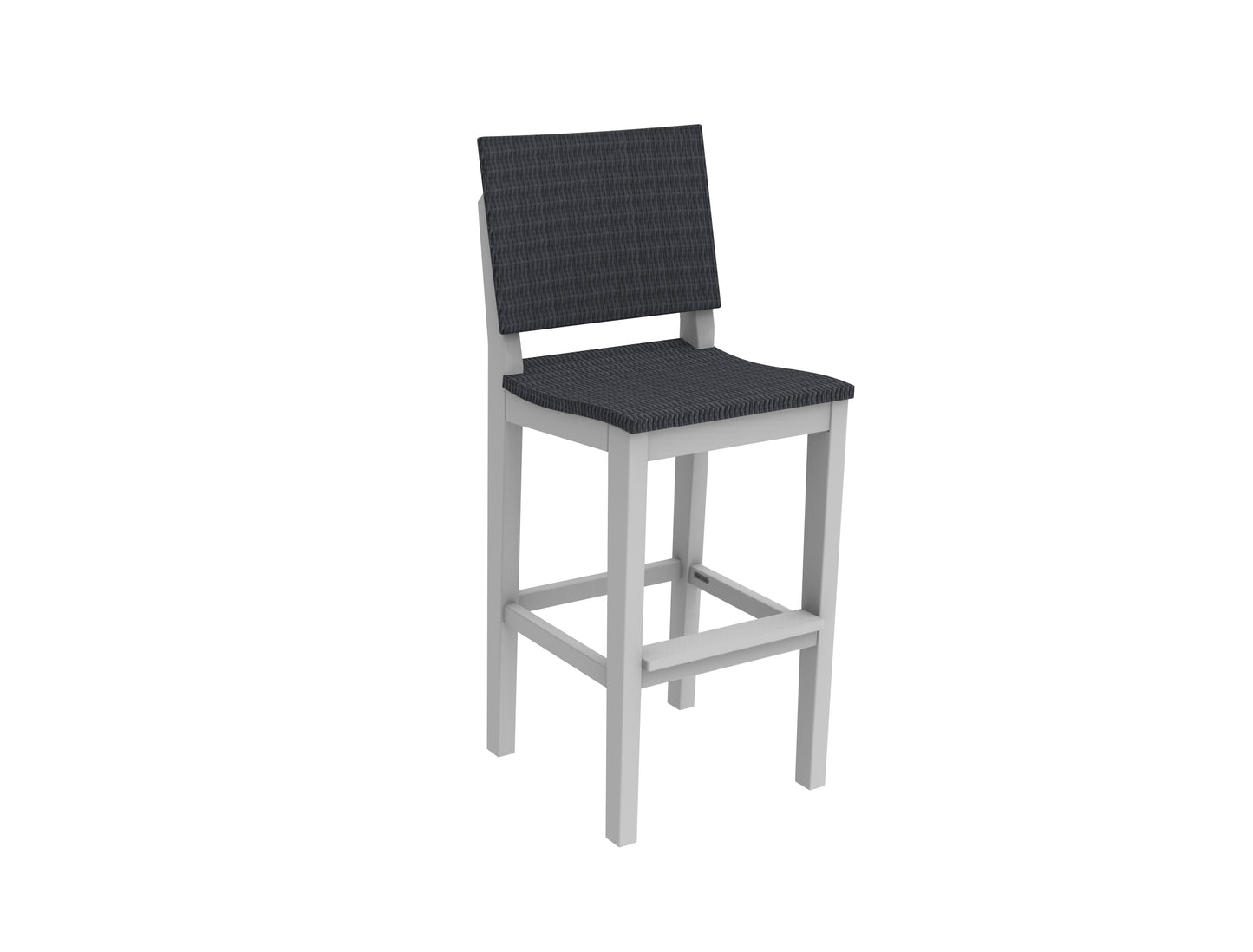 Seaside Casual Recycled Plastic MAD Bar Side Chair (WOVEN) (BAR HEIGHT) - LEAD TIME TO SHIP 2 TO 4 WEEKS Regular price