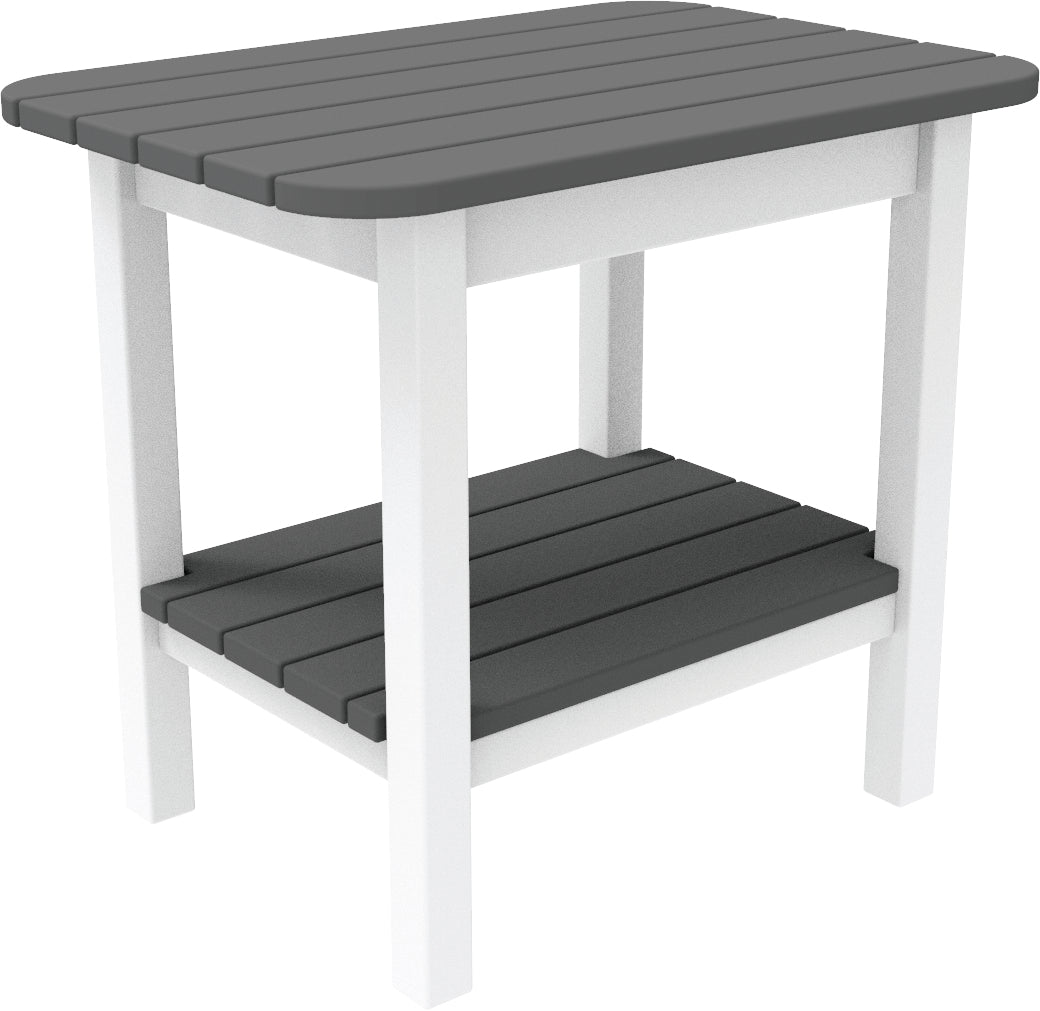 Seaside Casual Recycled Plastic Westerly End Table - LEAD TIME TO SHIP 4 TO 6 WEEKS