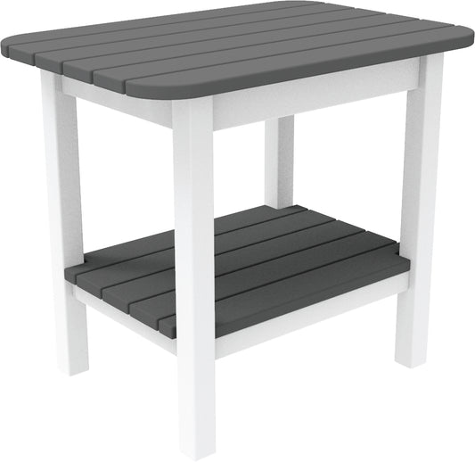 Seaside Casual Recycled Plastic Westerly End Table - LEAD TIME TO SHIP 4 TO 6 WEEKS