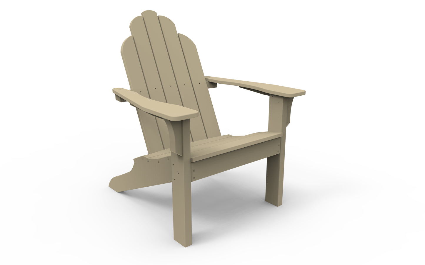 Seaside Casual Recycled Plastic Adirondack Classic Chair - LEAD TIME TO SHIP 2 TO 4 WEEKS