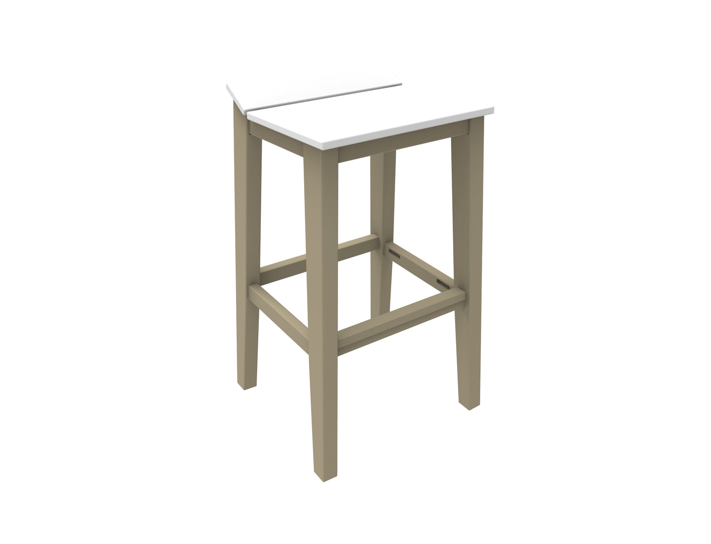 Seaside Casual Recycled Plastic SYM Bar Stool - LEAD TIME TO SHIP 4 TO 6 WEEKS
