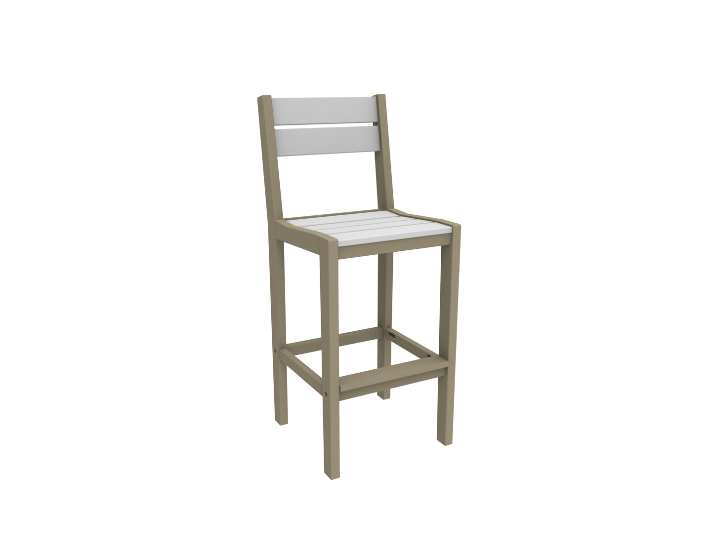 Seaside Casual Recycled Plastic Coastline Cafe Bar Chair (BAR HEIGHT) - LEAD TIME TO SHIP 2 TO 4 WEEKS