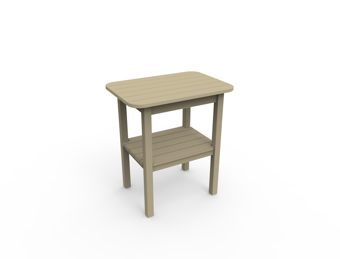 Seaside Casual Recycled Plastic Westerly Balcony End Table (COUNTER HEIGHT) - LEAD TIME TO SHIP 4 TO 6 WEEKS