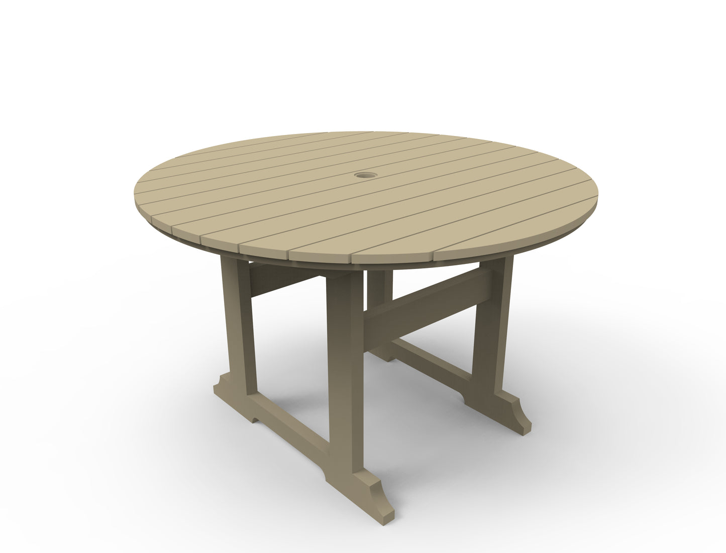 Seaside Casual Recycled Plastic Salem Dining Table 4' - LEAD TIME TO SHIP 2 TO 4 WEEKS