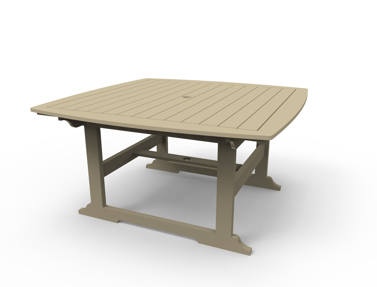 Seaside Casual Recycled Plastic Portsmouth Dining Table 56" x 56" - LEAD TIME TO SHIP 4 TO 6 WEEKS