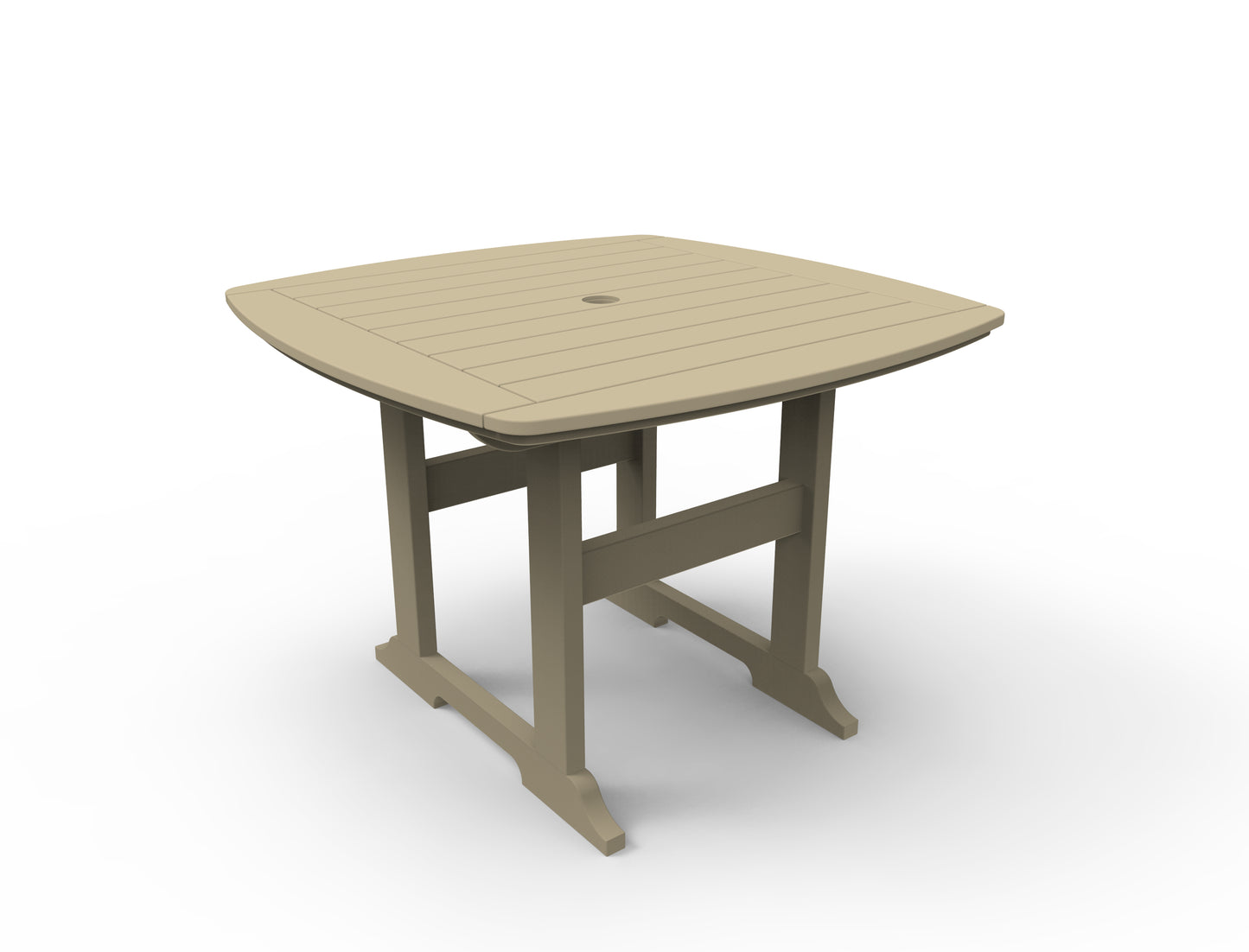 Seaside Casual Recycled Plastic Portsmouth Dining Table 42" x 42" - LEAD TIME TO SHIP 4 TO 6 WEEKS