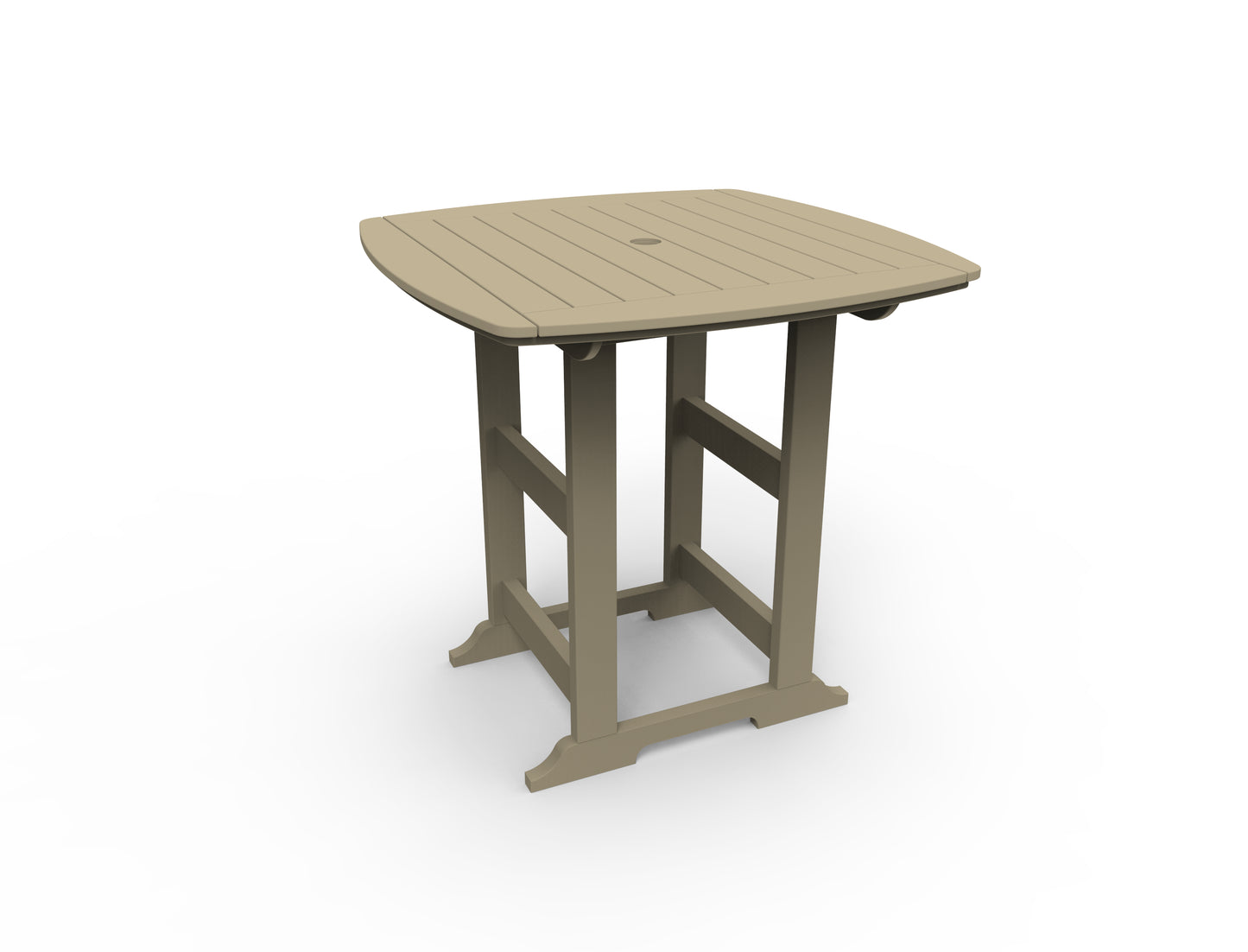 Seaside Casual Recycled Plastic Portsmouth Bar Table 42" x 42" (BAR HEIGHT) - LEAD TIME TO SHIP 2 TO 4 WEEKS