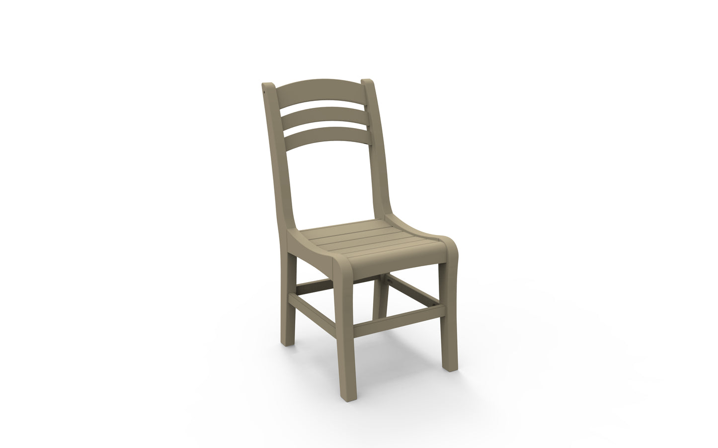 Seaside Casual Recycled Plastic Charleston Side Chair - LEAD TIME TO SHIP 2 TO 4 WEEKS