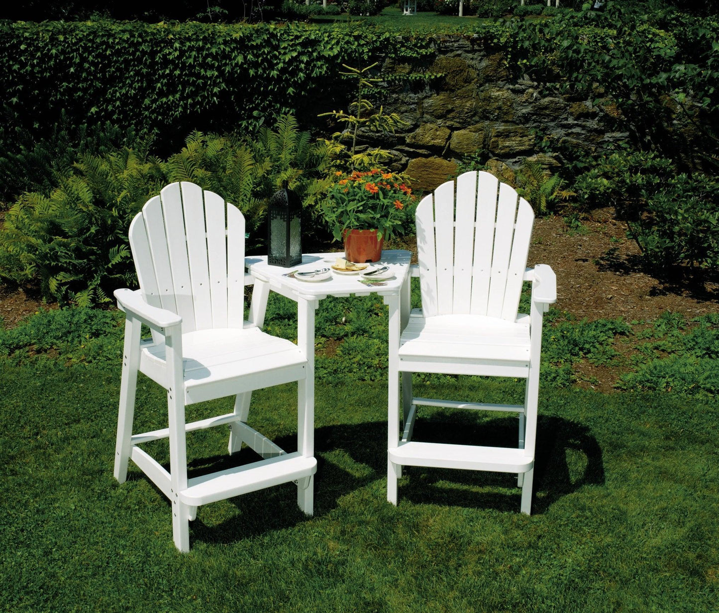 Seaside Casual Recycled Plastic Adirondack Chair Tete-A-Tete - LEAD TIME TO SHIP 2 TO 4 WEEKS