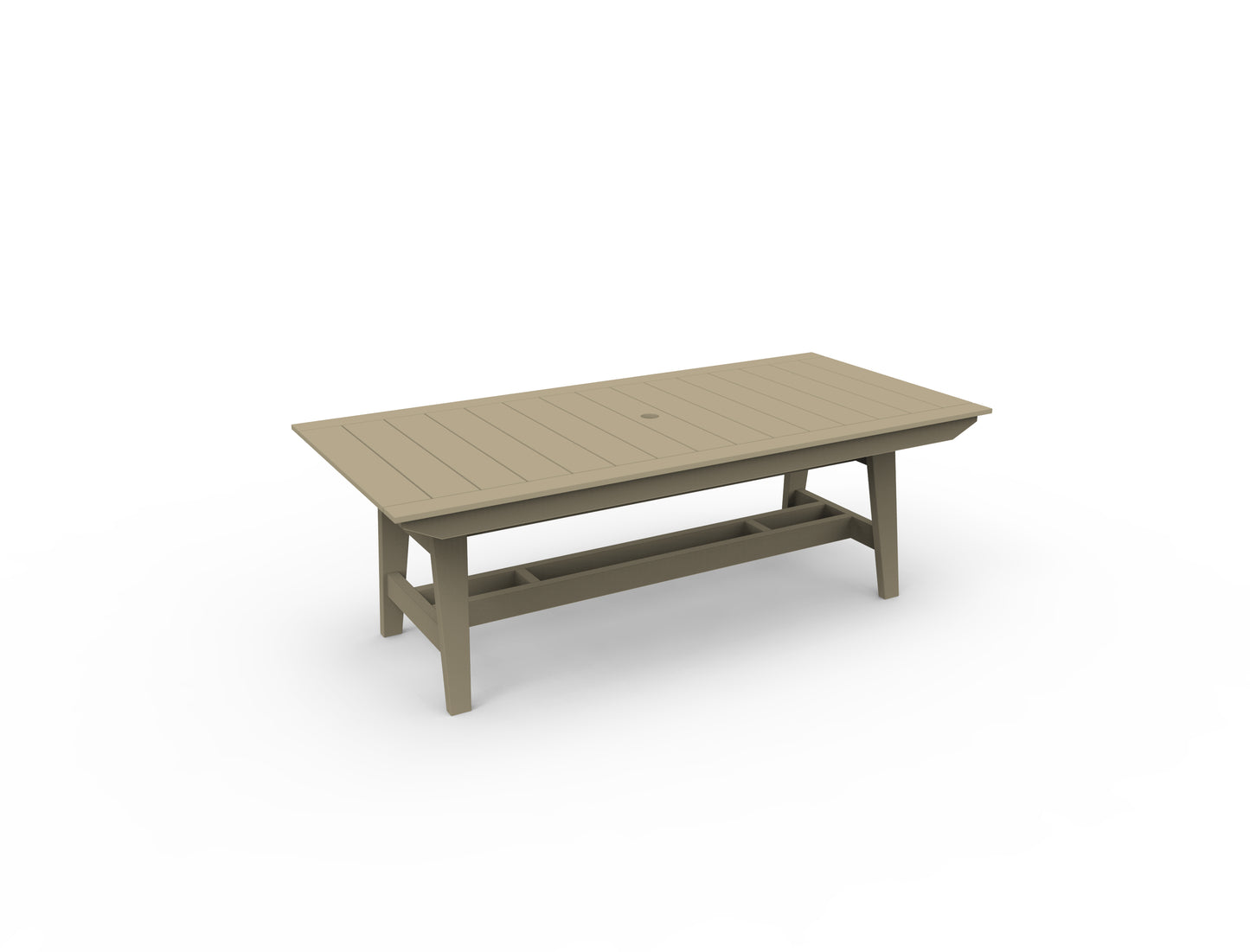 Seaside Casual Recycled Plastic MAD Dining Table 40" x 85" - LEAD TIME TO SHIP 4 TO 6 WEEKS