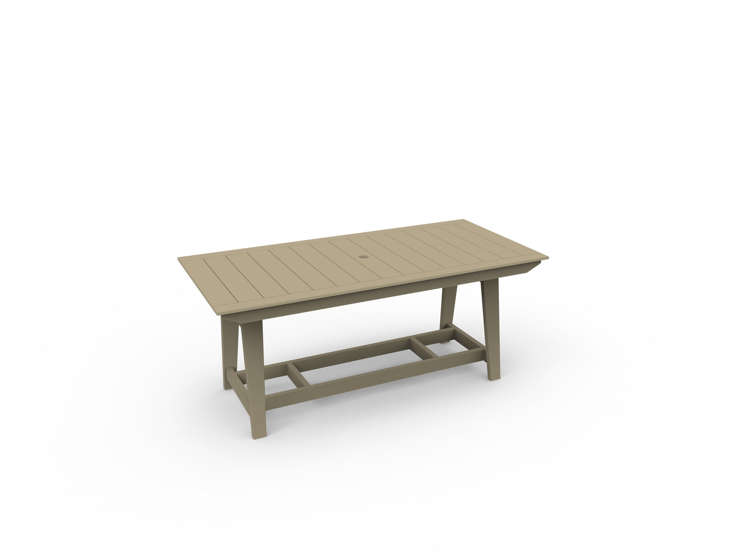 Seaside Casual Recycled Plastic MAD Balcony Table 40" x 85" (COUNTER HEIGHT) - LEAD TIME TO SHIP 4 TO 6 WEEKS