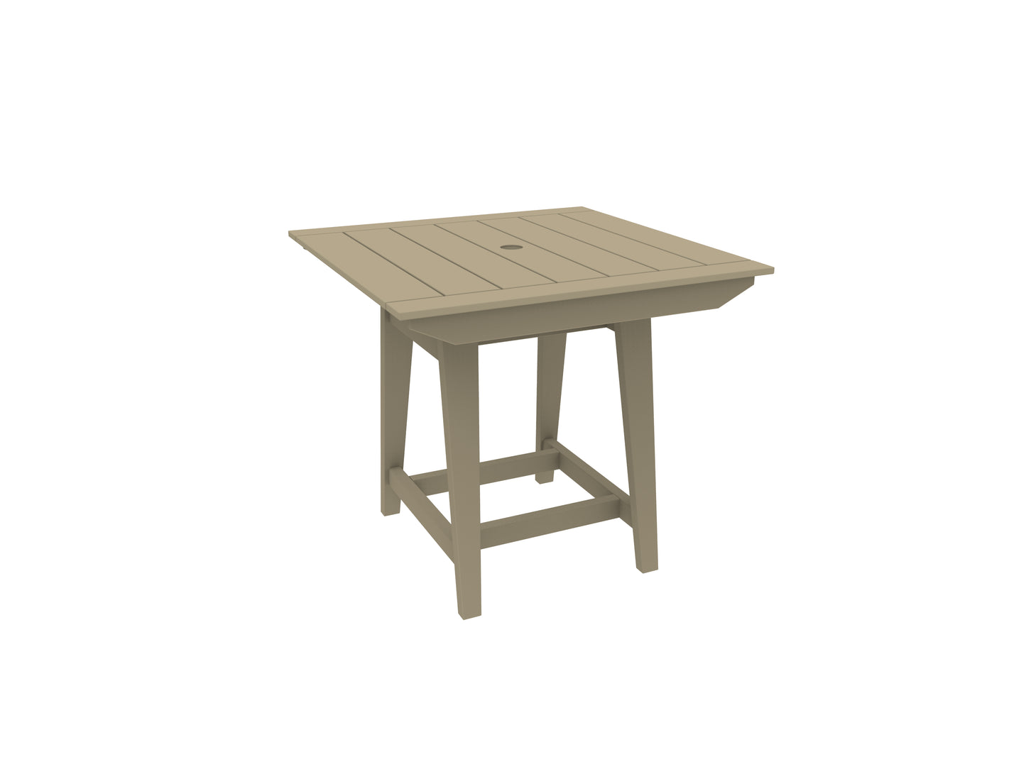 Seaside Casual Recycled Plastic MAD Balcony Table 40" x 40" (COUNTER HEIGHT) - LEAD TIME TO SHIP 2 TO 4 WEEKS