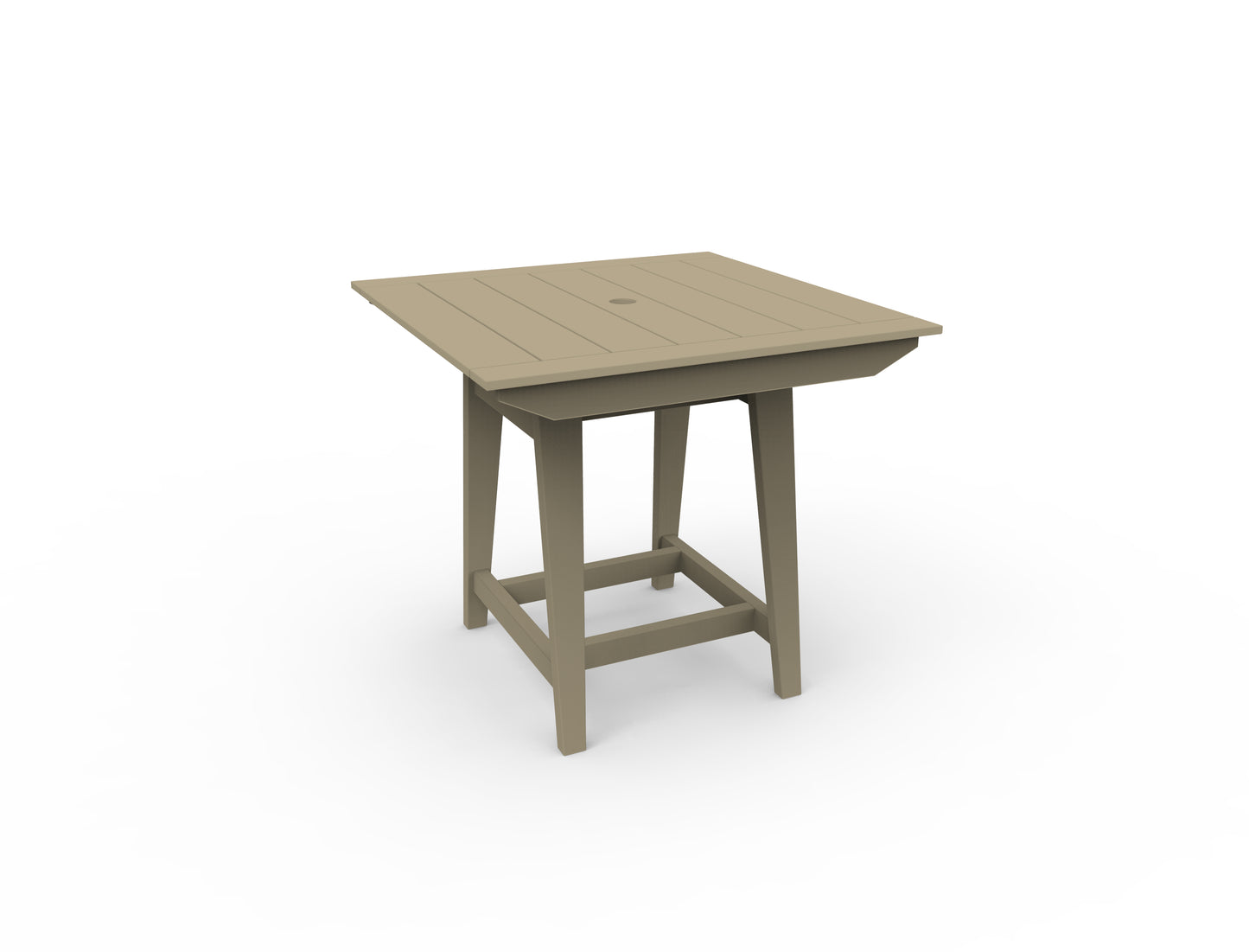 Seaside Casual Recycled Plastic MAD Balcony Table 40" x 40" (COUNTER HEIGHT) - LEAD TIME TO SHIP 2 TO 4 WEEKS