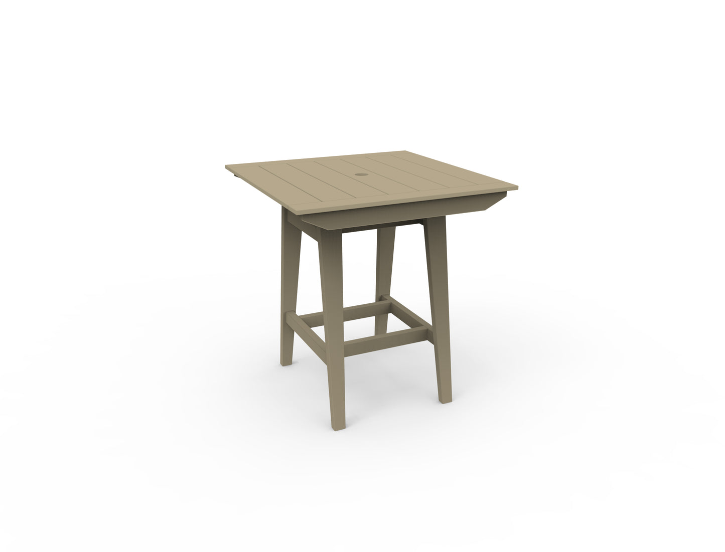 Seaside Casual Recycled Plastic MAD Bar Table 40" x 40" (BAR HEIGHT) - LEAD TIME TO SHIP 2 TO 4 WEEKS