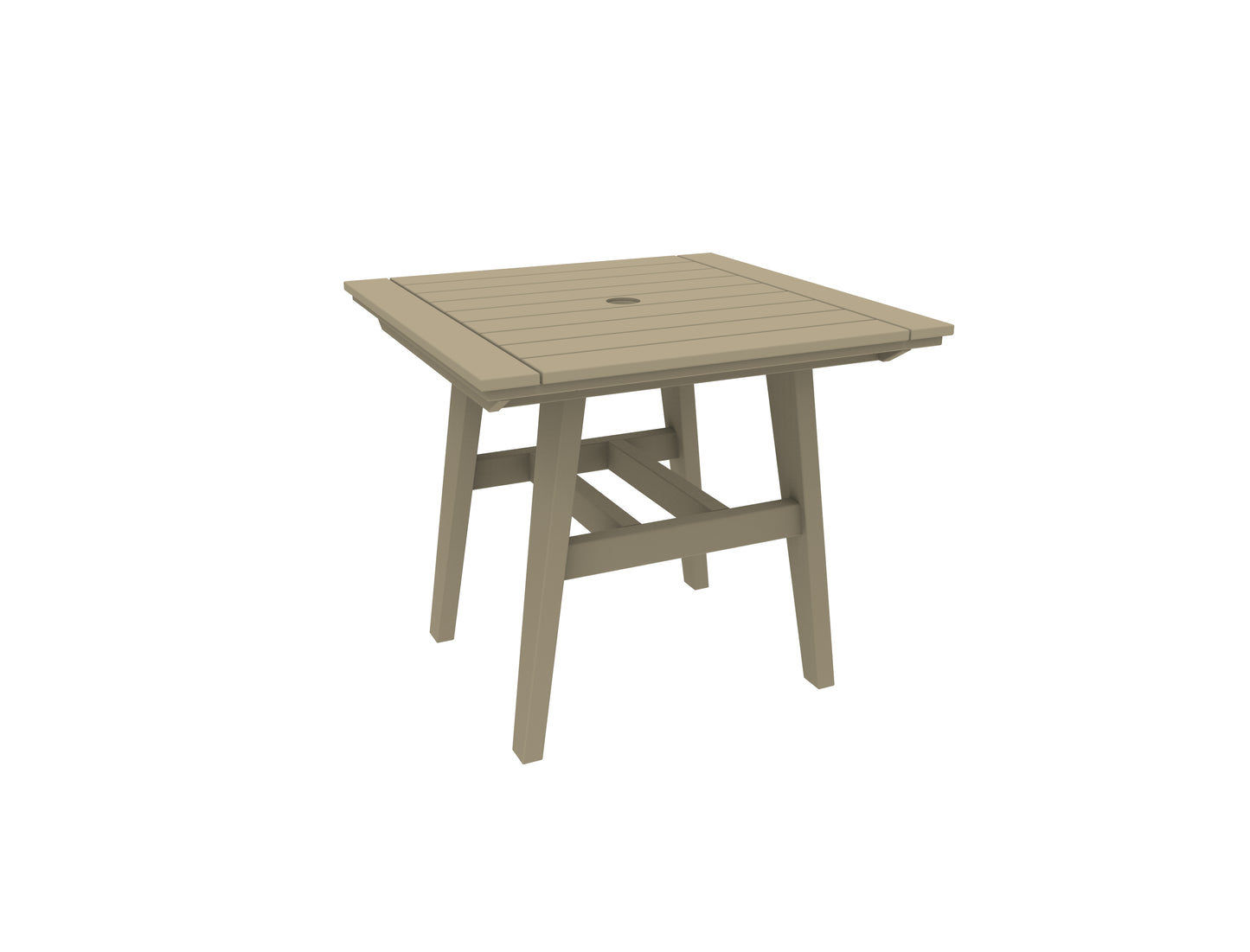 Seaside Casual Recycled Plastic MAD Dining Table 33" x 33" - LEAD TIME TO SHIP 2 TO 4 WEEKS