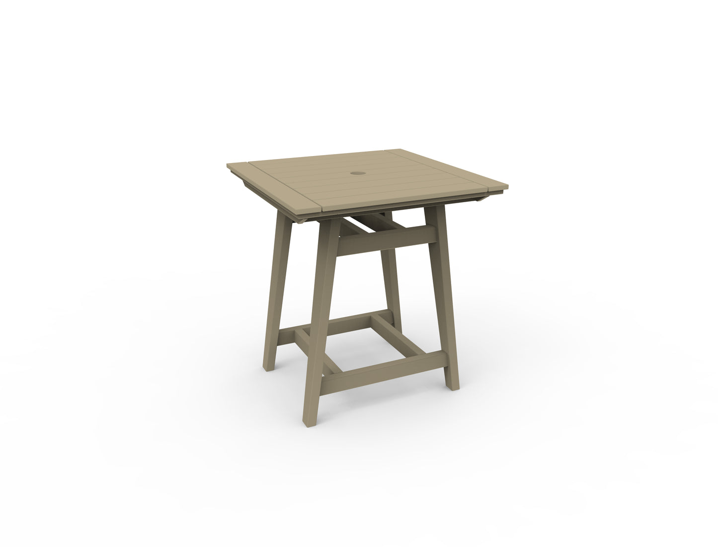 Seaside Casual Recycled Plastic MAD Balcony Table 33" x 33" - LEAD TIME TO SHIP 2 TO 4 WEEKS