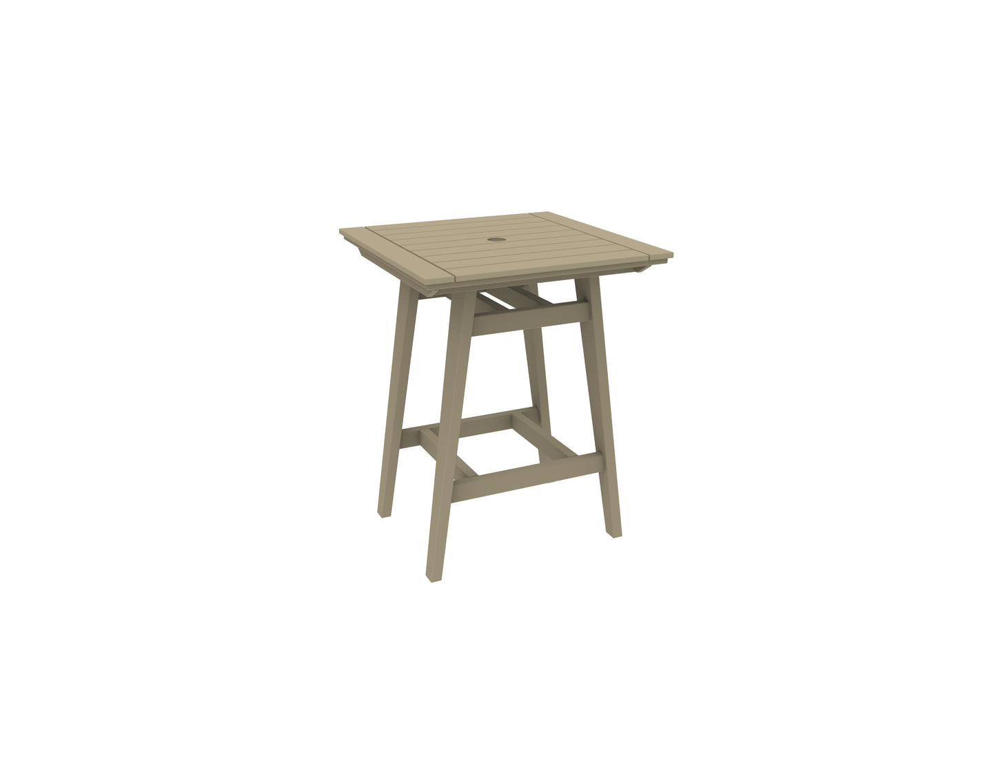 Seaside Casual Recycled Plastic MAD Bar Table 33" x 33" (BAR HEIGHT) - LEAD TIME TO SHIP 2 TO 4 WEEKS