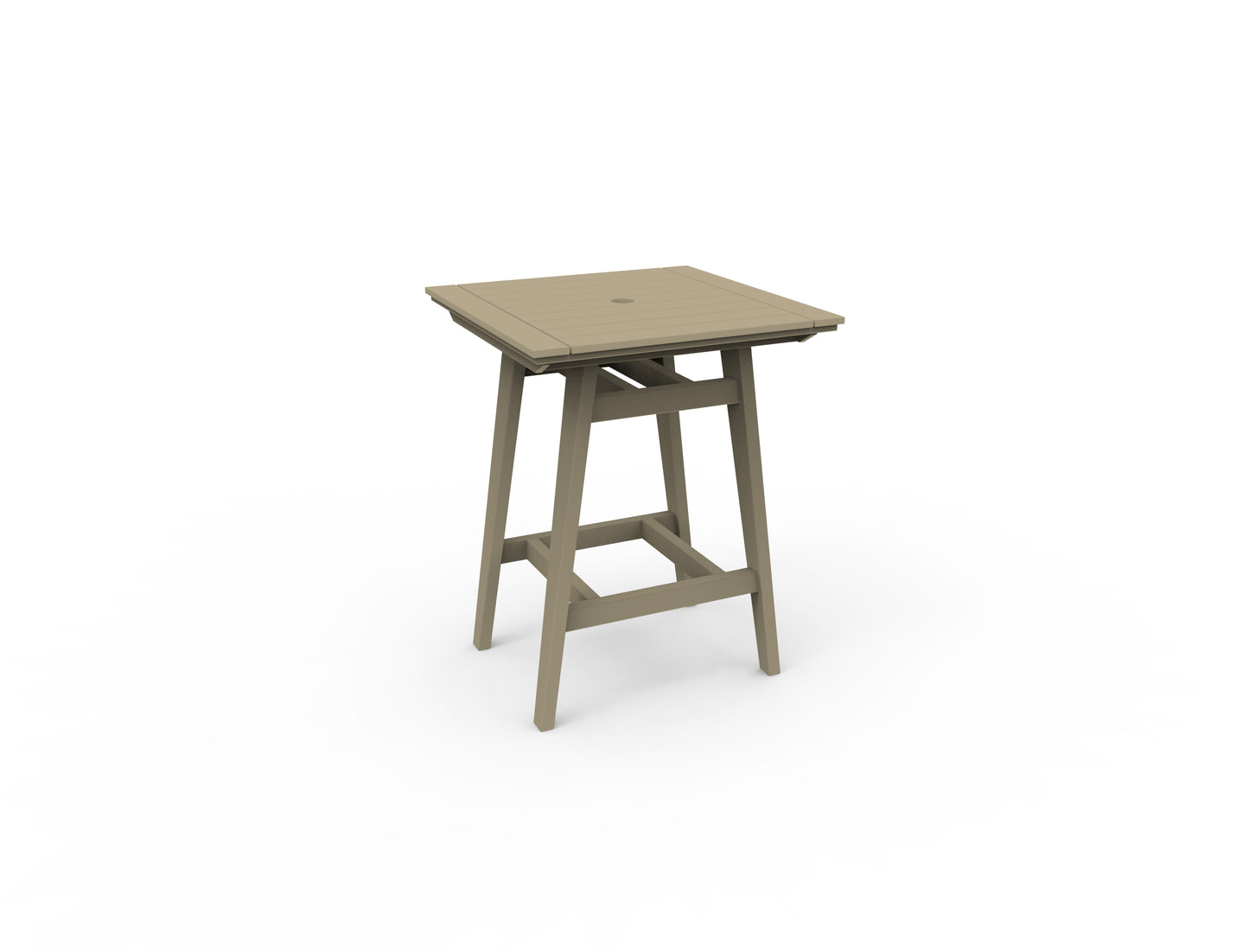 Seaside Casual Recycled Plastic MAD Bar Table 33" x 33" (BAR HEIGHT) - LEAD TIME TO SHIP 2 TO 4 WEEKS