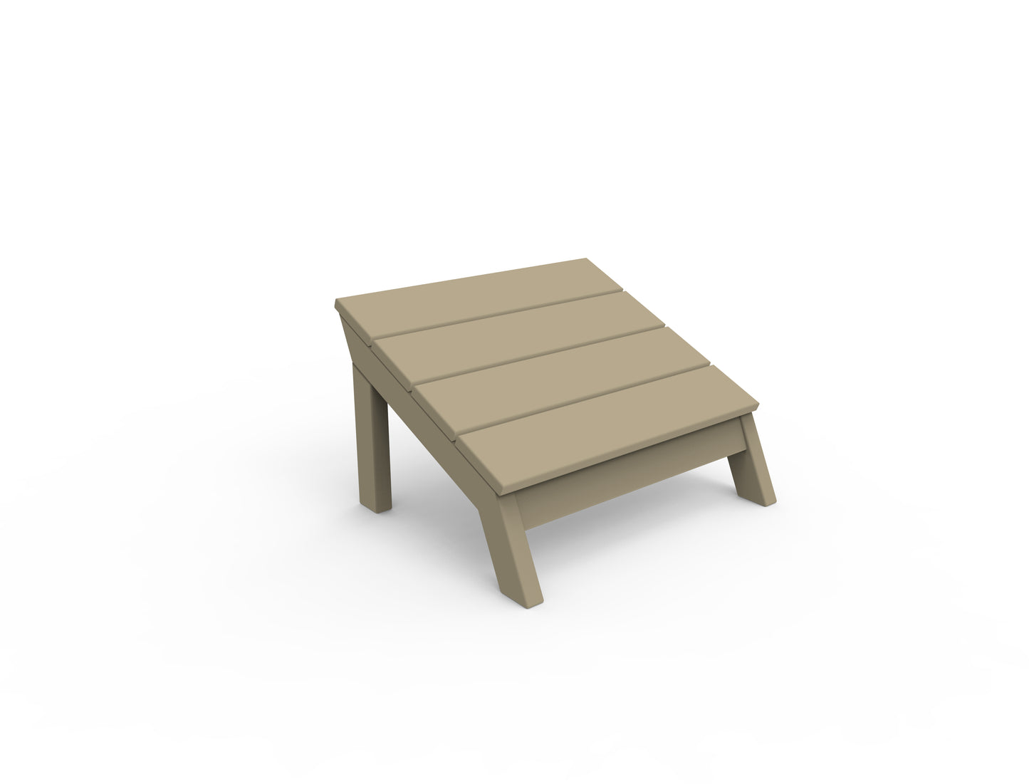 Seaside Casual Recycled Plastic MAD Foot Stool - LEAD TIME TO SHIP 2 TO 4 WEEKS