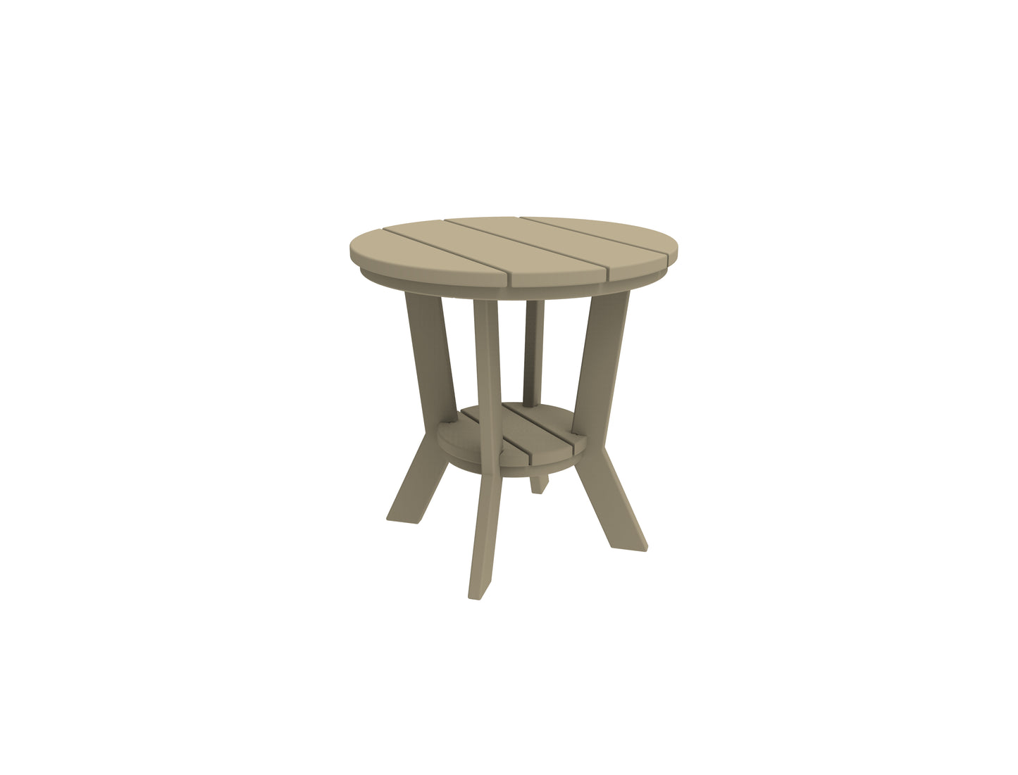 Seaside Casual Recycled Plastic MAD Side Table - LEAD TIME TO SHIP 2 TO 4 WEEKS