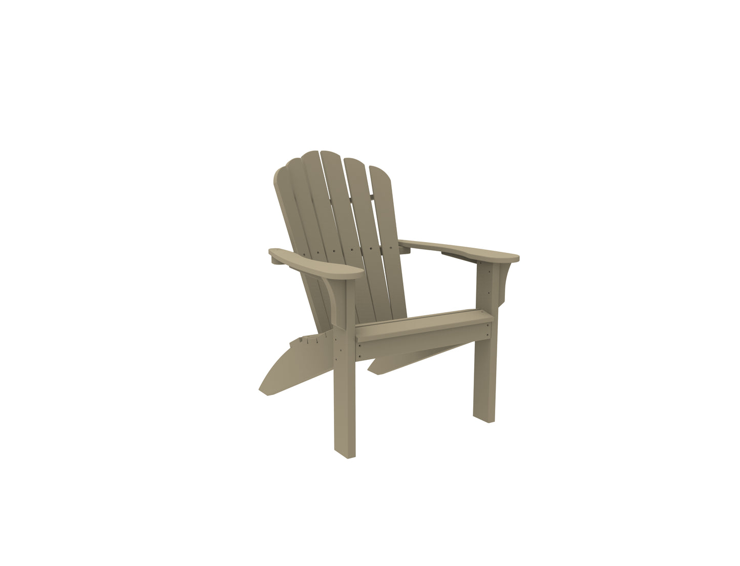 Seaside Casual Recycled Plastic Coastline Harbor View Adirondack - LEAD TIME TO SHIP 2 TO 4 WEEKS
