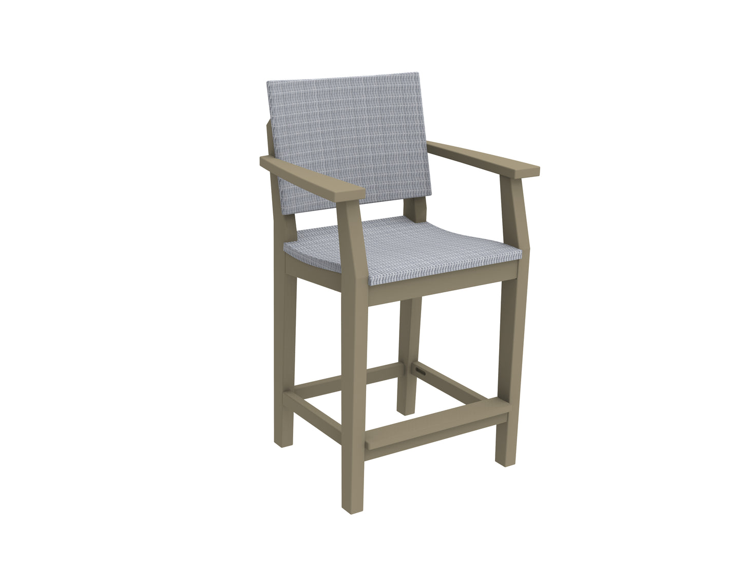 Seaside Casual Recycled Plastic MAD Balcony Arm Chair (WOVEN) - LEAD TIME TO SHIP 2 TO 4 WEEKS Regular price