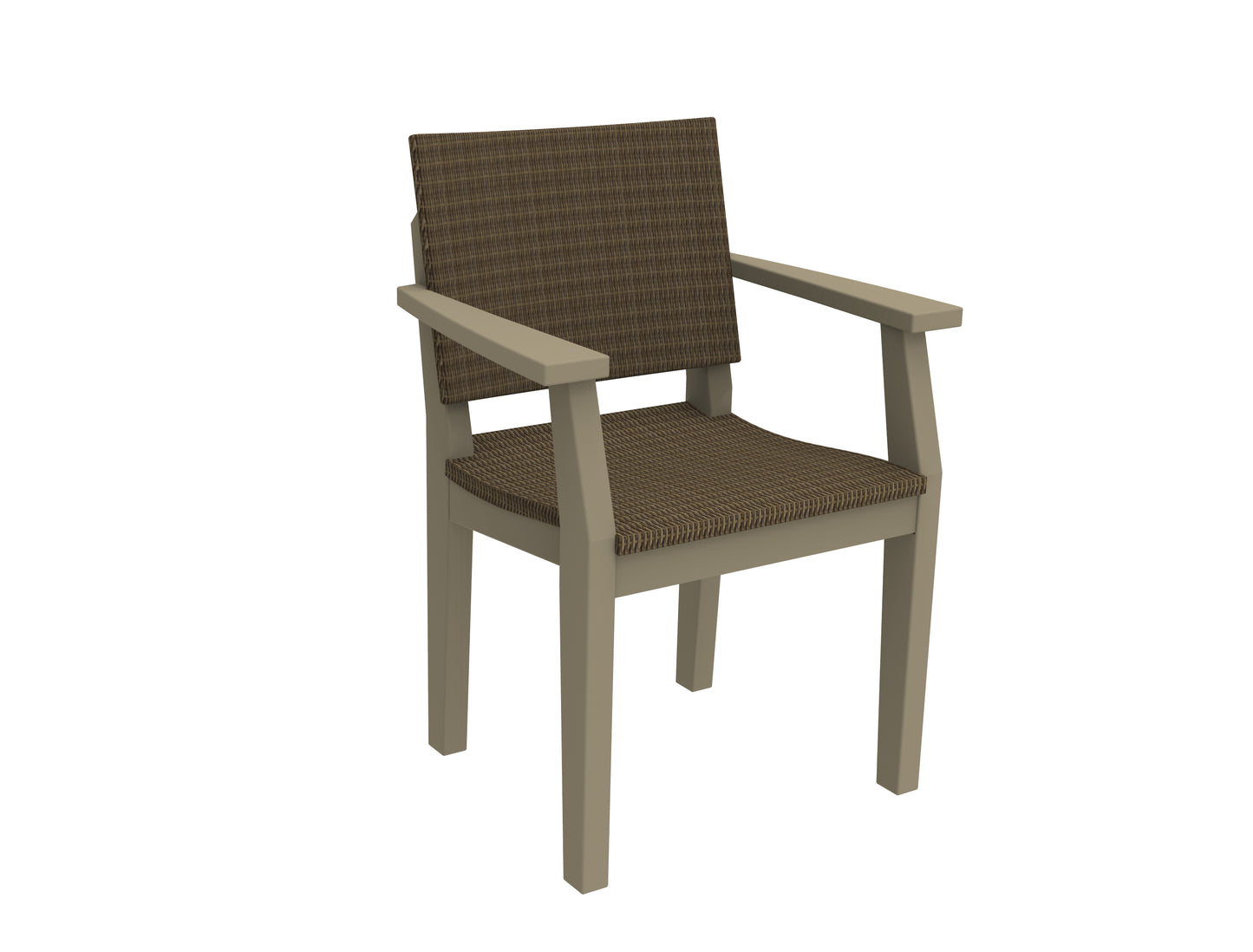 Seaside Casual Recycled Plastic MAD Dining Arm Chair (WOVEN) - LEAD TIME TO SHIP 2 TO 4 WEEKS Regular price