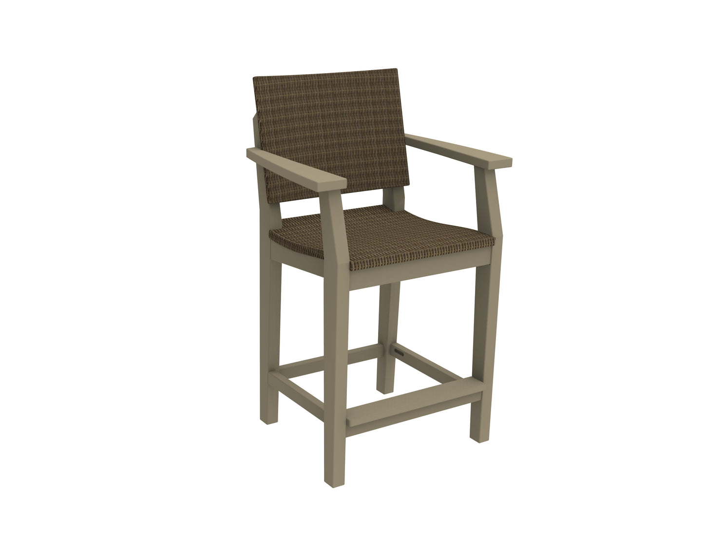 Seaside Casual Recycled Plastic MAD Balcony Arm Chair (WOVEN) - LEAD TIME TO SHIP 2 TO 4 WEEKS Regular price
