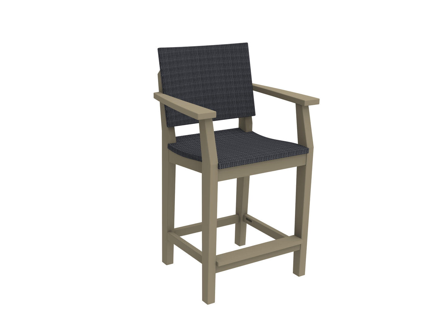 Seaside Casual Recycled Plastic MAD Balcony Arm Chair (WOVEN) - LEAD TIME TO SHIP 2 TO 4 WEEKS Regular price
