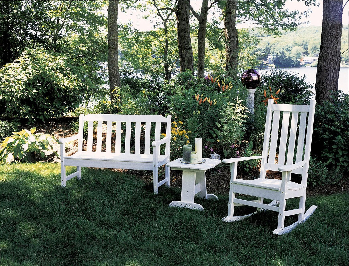 Seaside Casual Recycled Plastic Newport 4' Bench - LEAD TIME TO SHIP 4 TO 6 WEEKS