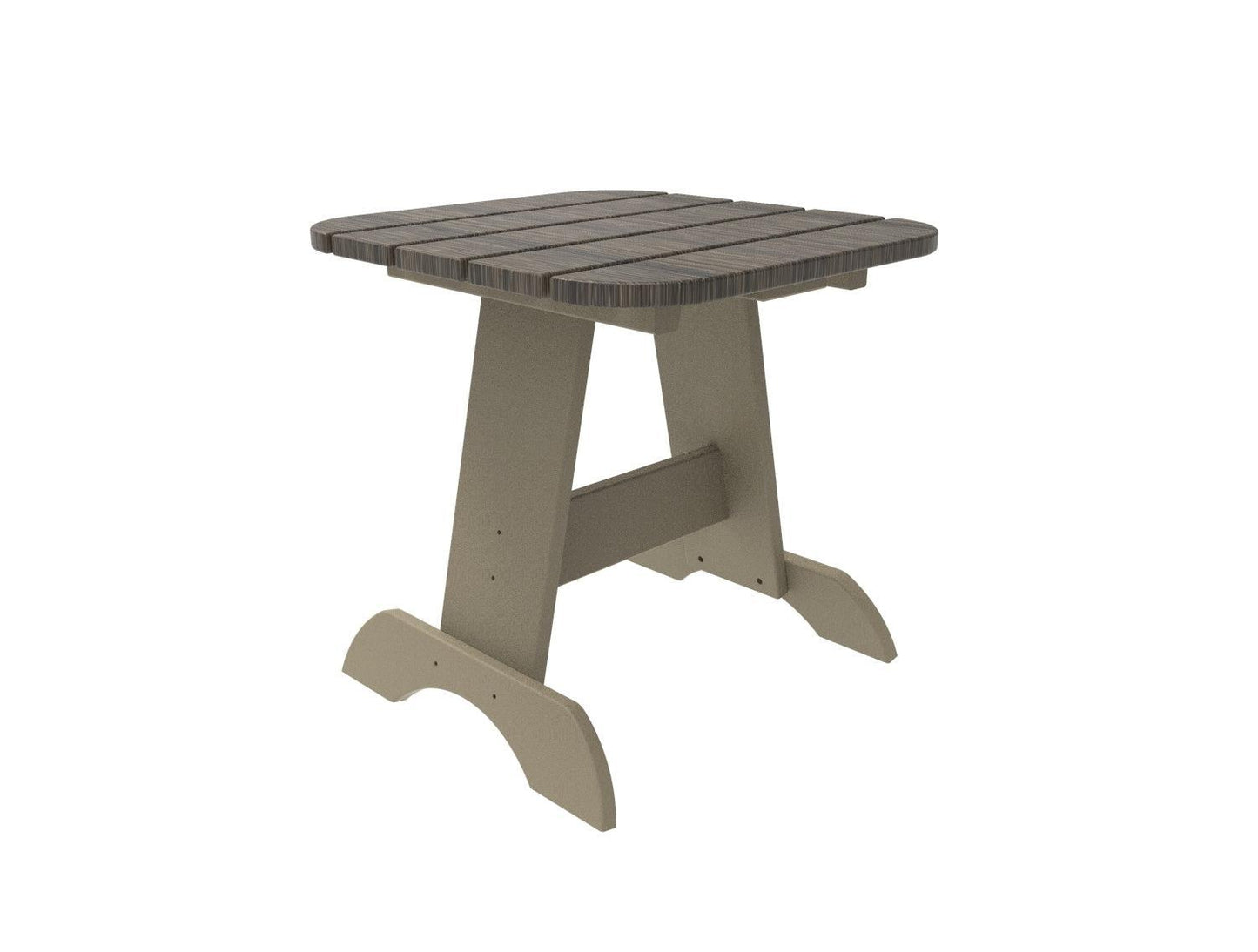 Seaside Casual Recycled Plastic Adirondack End Table - LEAD TIME TO SHIP 4 TO 6 WEEKS