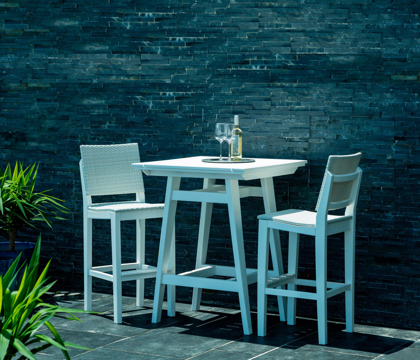 Seaside Casual Recycled Plastic MAD Bar Side Chair (BAR HEIGHT) - LEAD TIME TO SHIP 2 TO 4 WEEKS